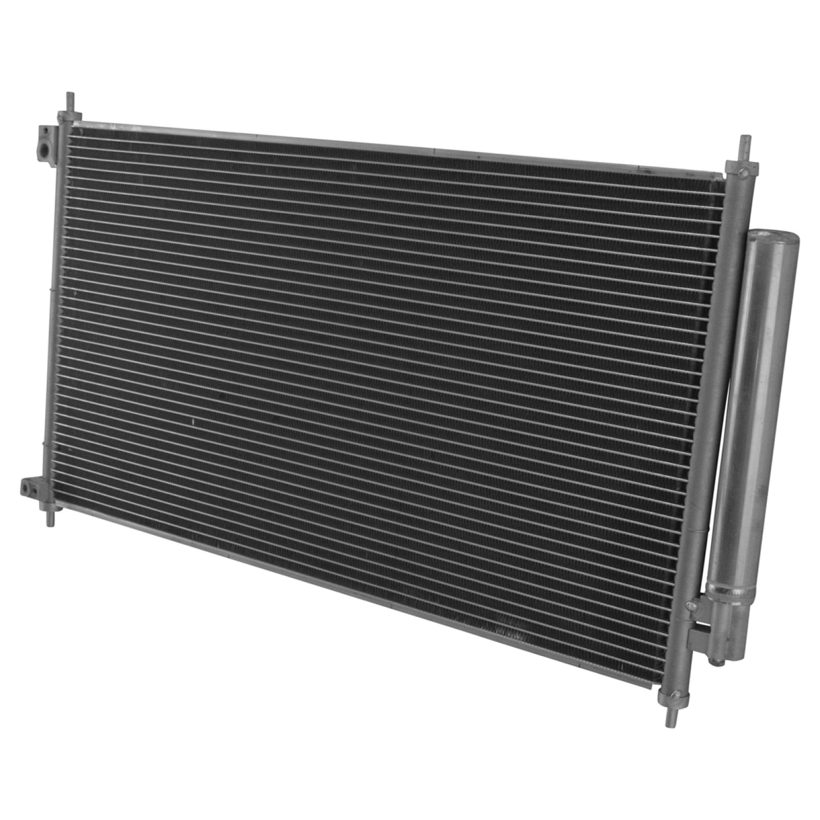 TRQ A/C Condenser and Receiver Drier Assembly Compatible with 13-22 Acura ILX 12-15 Honda Civic