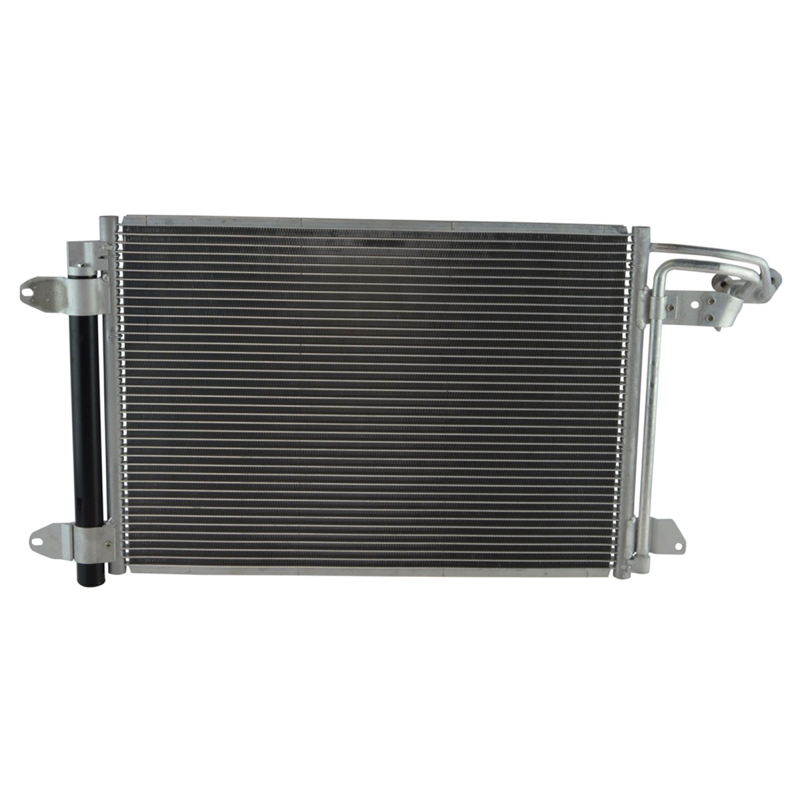 TRQ A/C Condenser & Receiver Drier Assembly for 06-13 Audi A3 06-13 A3 Quattro 08-09 TT 08-15 TT Quattro 07-16 VW Eos 10-14 Golf 06-14 GTI 06-14 Jetta 08 R32 06-09 Rabbit