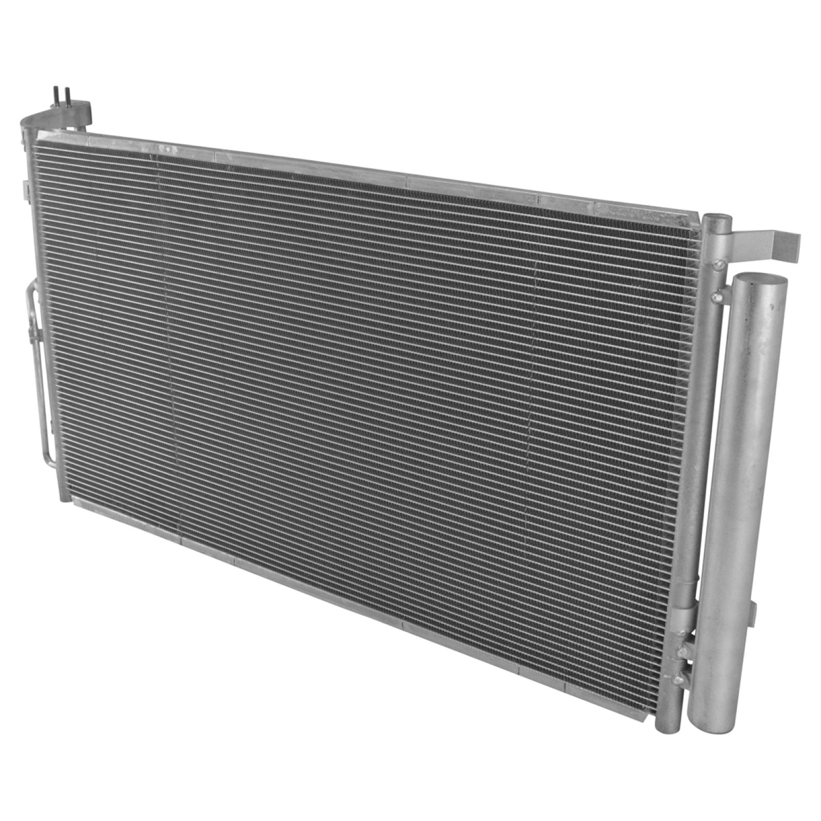 TRQ A/C Condenser and Receiver Drier Assembly Compatible with 11-15 Kia Optima L4 2.4L 12-14 Hyundai Azera 11-13 Sonata L4 2.4L