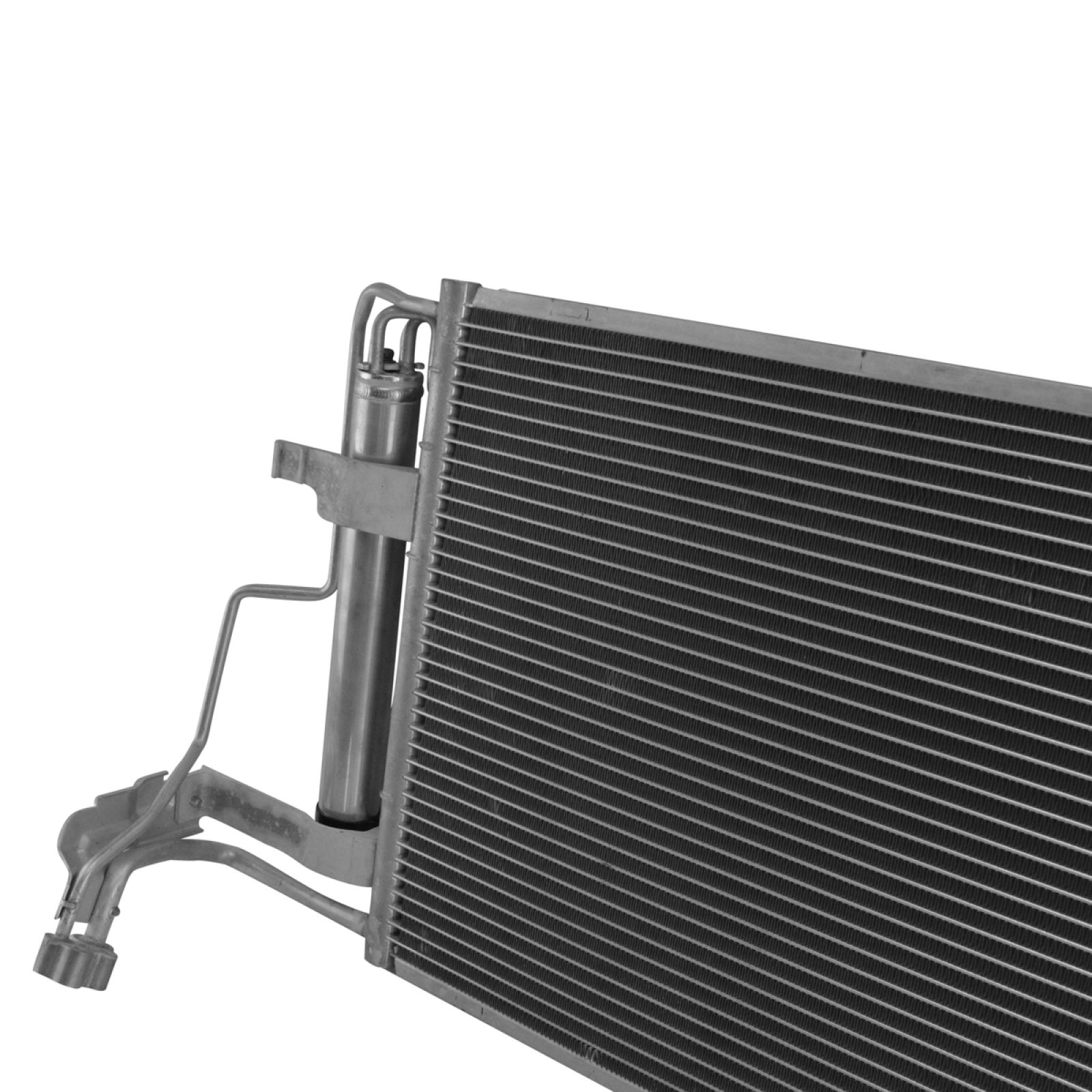 TRQ A/C Condenser and Receiver Drier Assembly Compatible with 2010-2013 Mazda 3