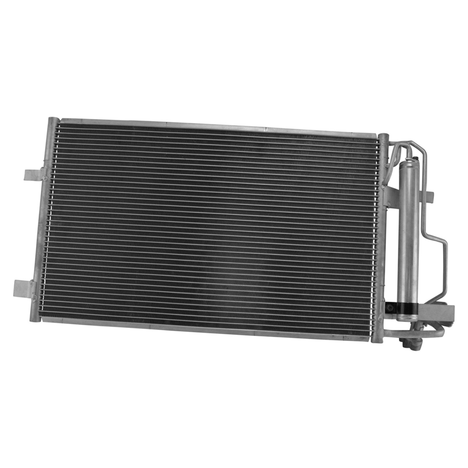TRQ A/C Condenser and Receiver Drier Assembly Compatible with 2010-2013 Mazda 3