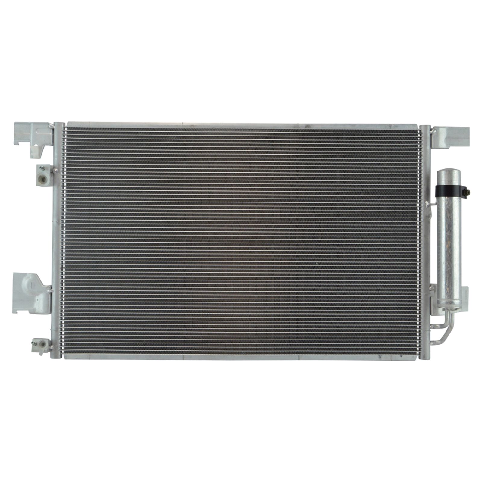 TRQ A/C Condenser & Receiver Drier Assembly for 08-17 Mitsubishi Lancer 07-13 Outlander 11-23 Outlander Sport