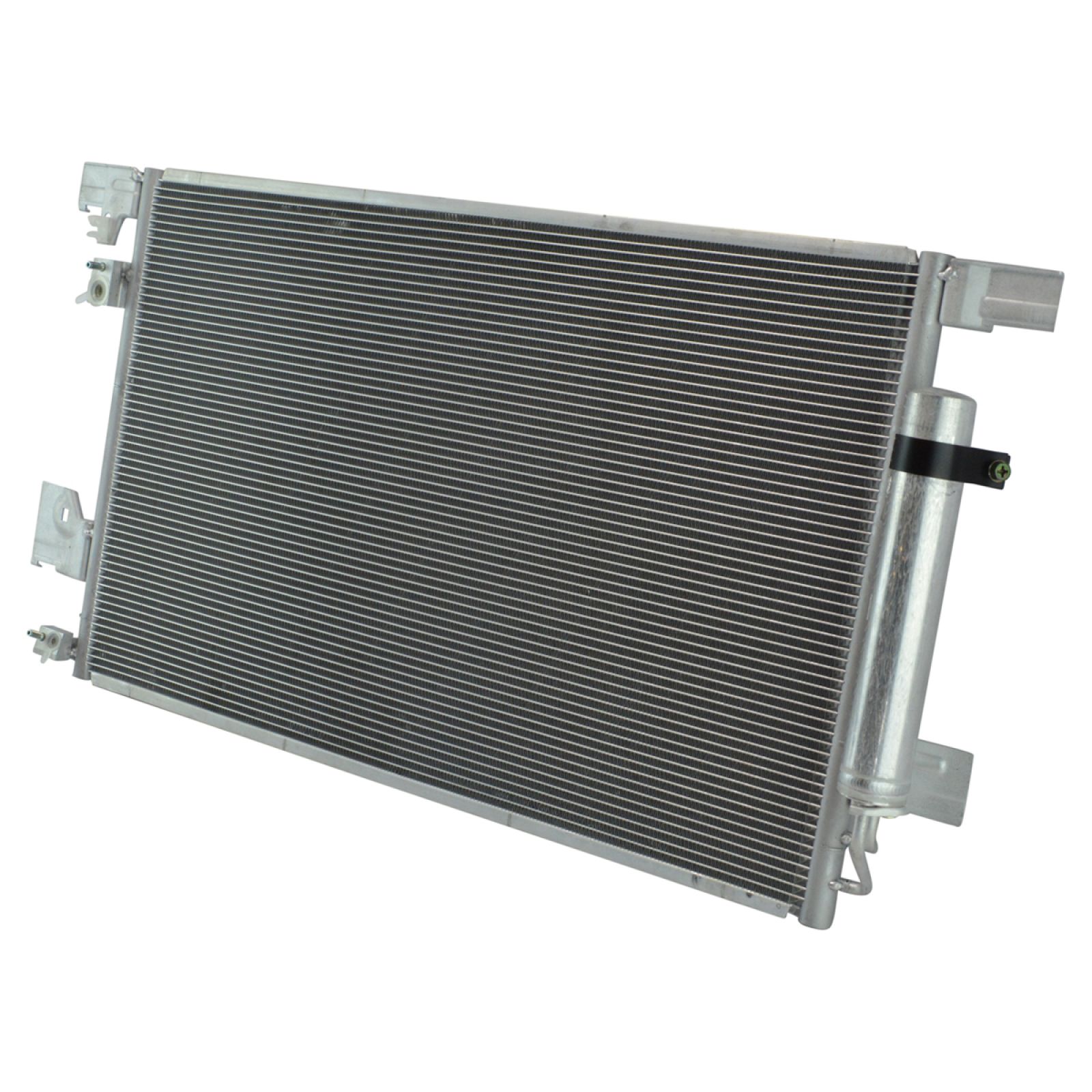 TRQ A/C Condenser & Receiver Drier Assembly for 08-17 Mitsubishi Lancer 07-13 Outlander 11-23 Outlander Sport
