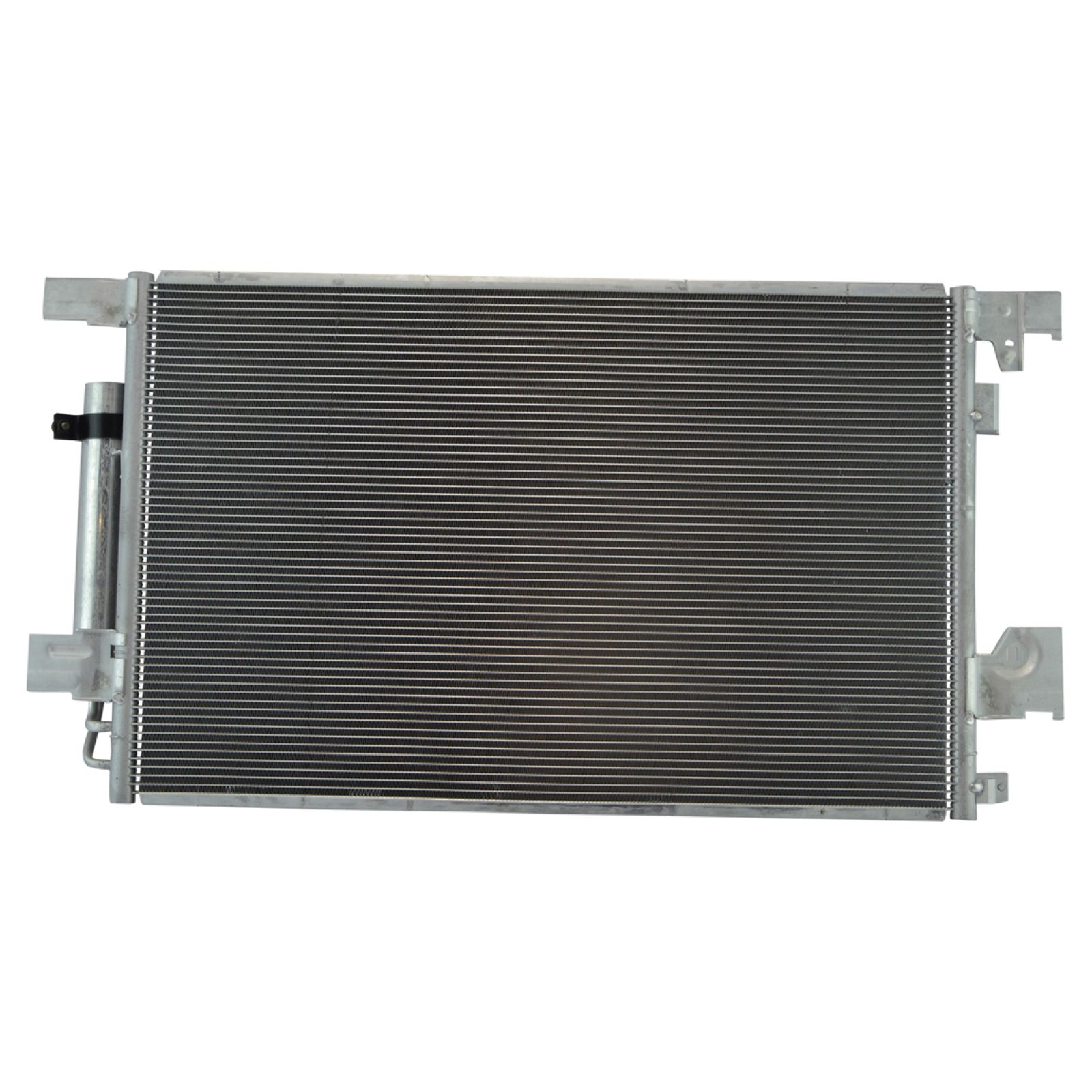 TRQ A/C Condenser & Receiver Drier Assembly for 08-17 Mitsubishi Lancer 07-13 Outlander 11-23 Outlander Sport
