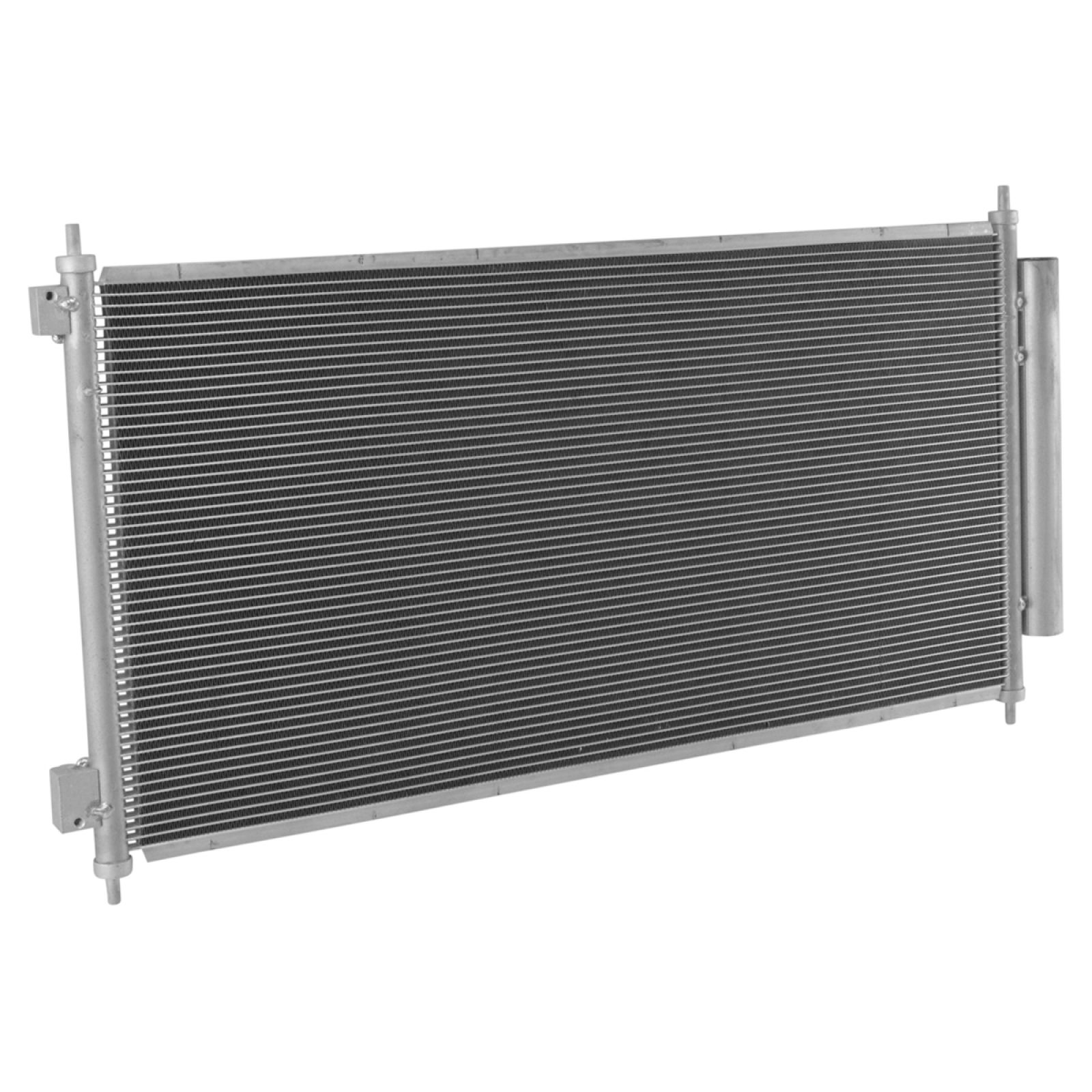 TRQ A/C Condenser and Receiver Drier Assembly Compatible with 2008-12 Honda Accord 10-11 Accord Crosstour 12-15 Crosstour