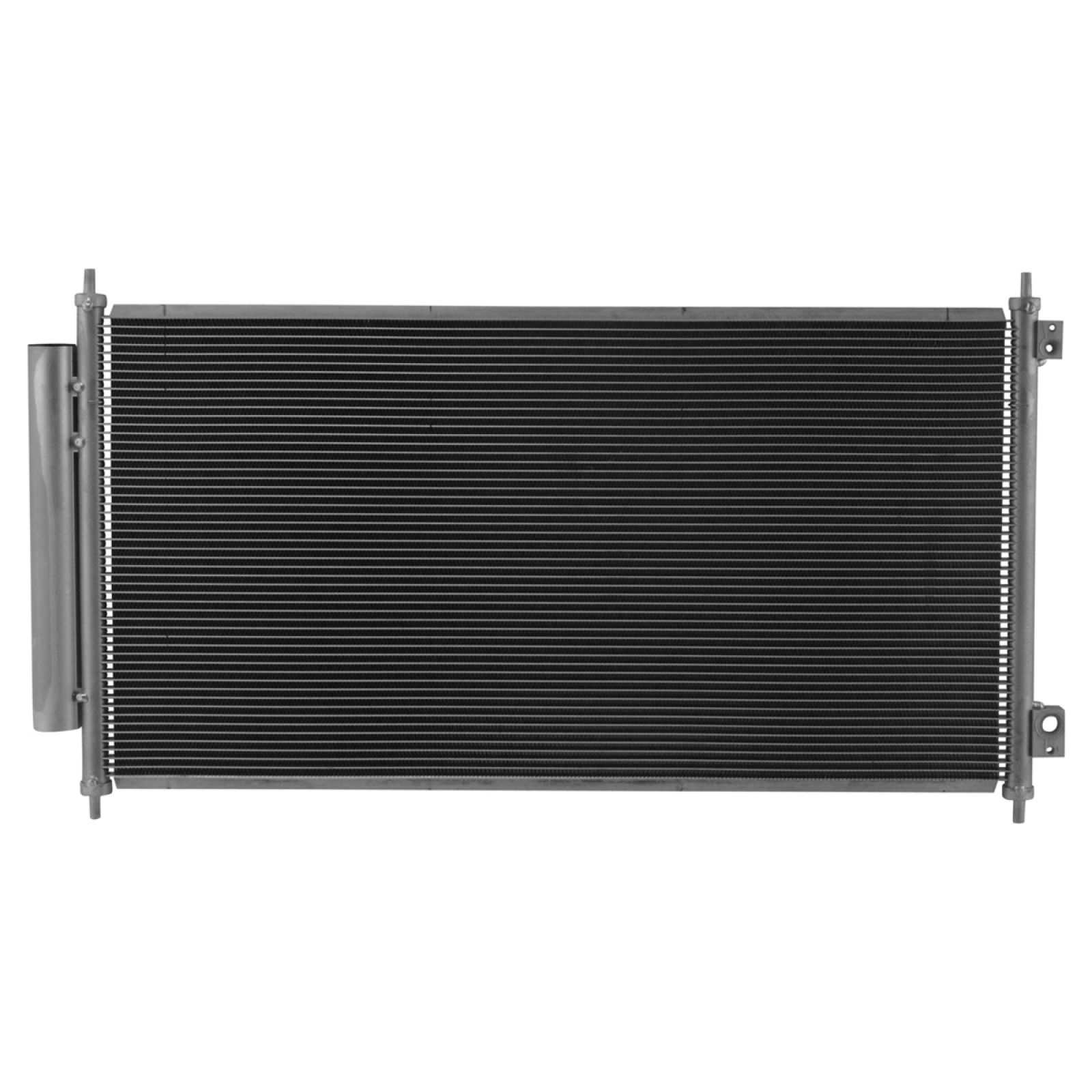 TRQ A/C Condenser and Receiver Drier Assembly Compatible with 2008-12 Honda Accord 10-11 Accord Crosstour 12-15 Crosstour