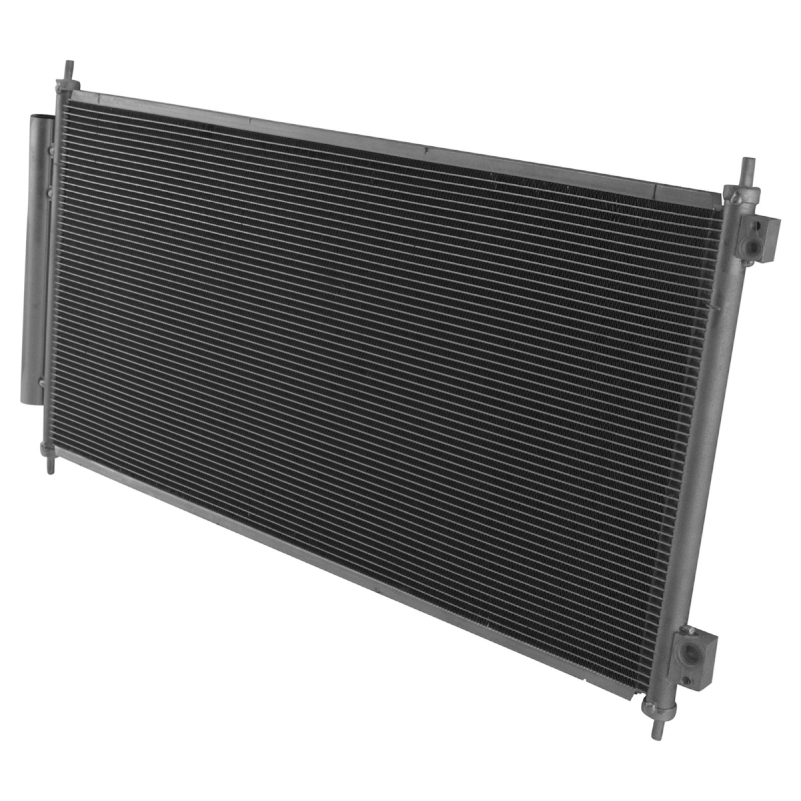 TRQ A/C Condenser and Receiver Drier Assembly Compatible with 2008-12 Honda Accord 10-11 Accord Crosstour 12-15 Crosstour