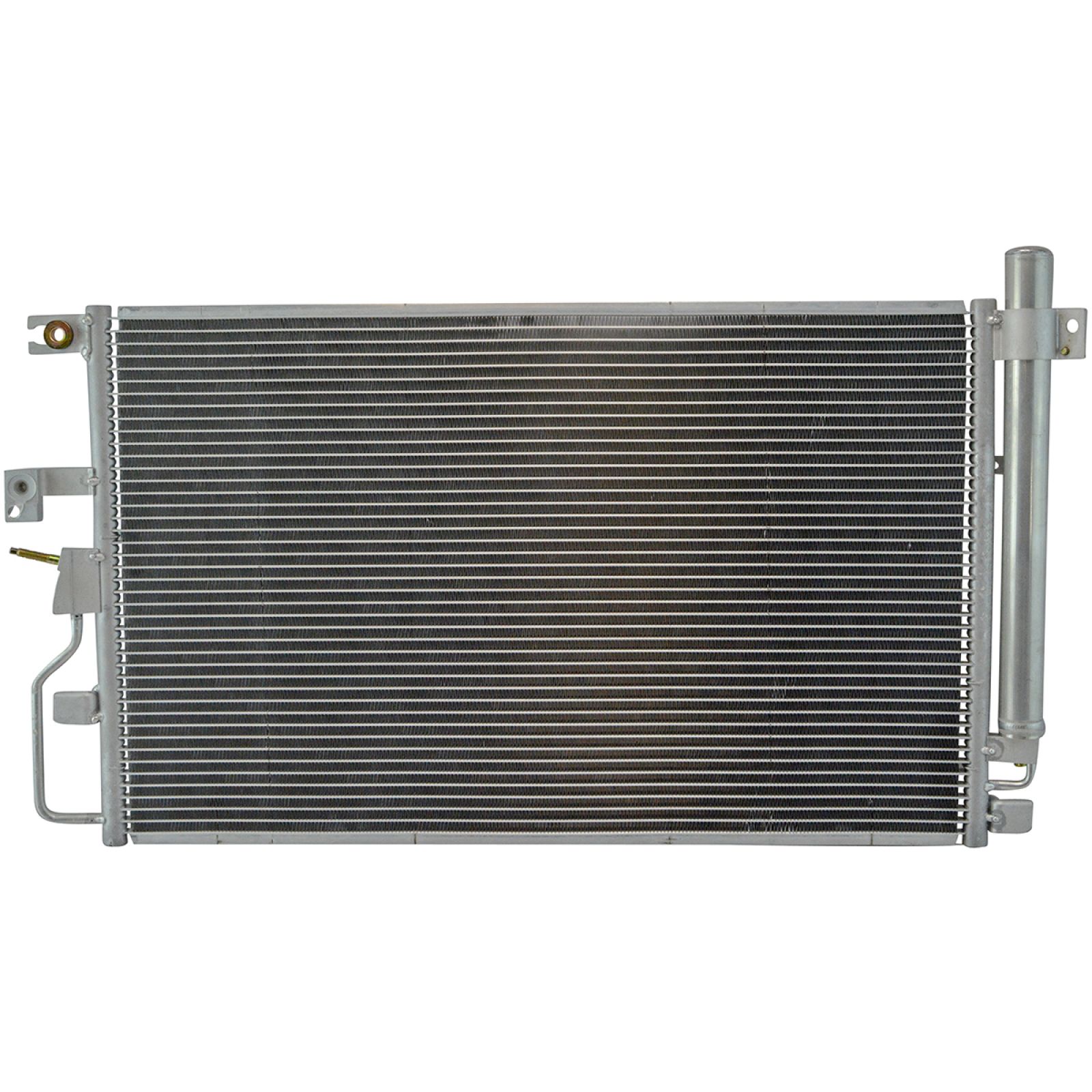 TRQ A/C Condenser and Receiver Drier Assembly Compatible with 2006-2007 Chevrolet Equinox 2008-2009 Equinox V6 3.4L 2006-2007 Pontiac Torrent 2008-2009 Torrent V6 3.4L
