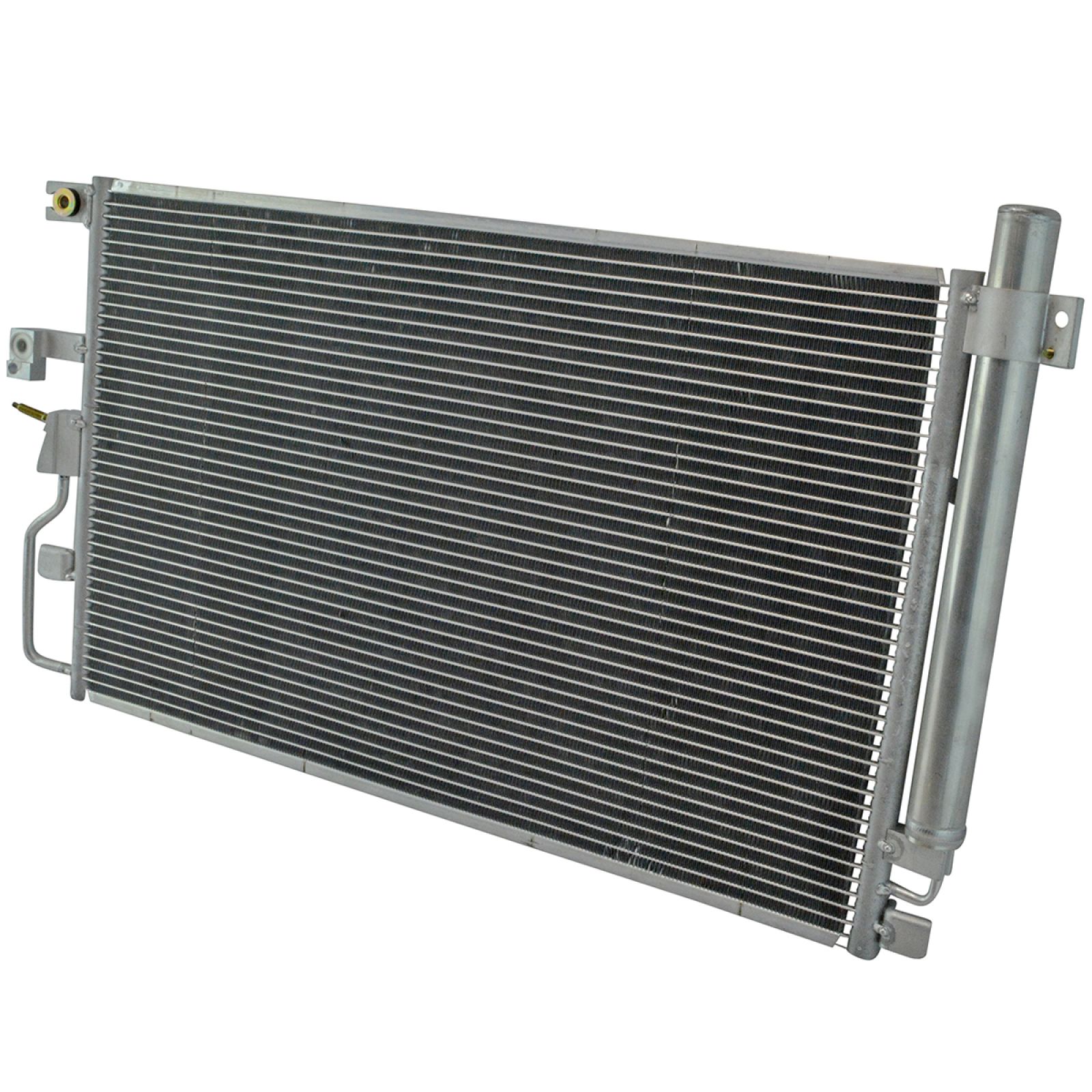 TRQ A/C Condenser and Receiver Drier Assembly Compatible with 2006-2007 Chevrolet Equinox 2008-2009 Equinox V6 3.4L 2006-2007 Pontiac Torrent 2008-2009 Torrent V6 3.4L