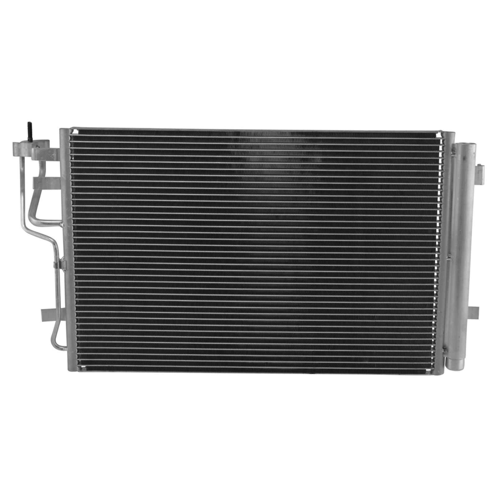 TRQ A/C Condenser and Receiver Drier Assembly Compatible with 2007-10 Hyundai Elantra 2011-12 Elantra L4 2.0L