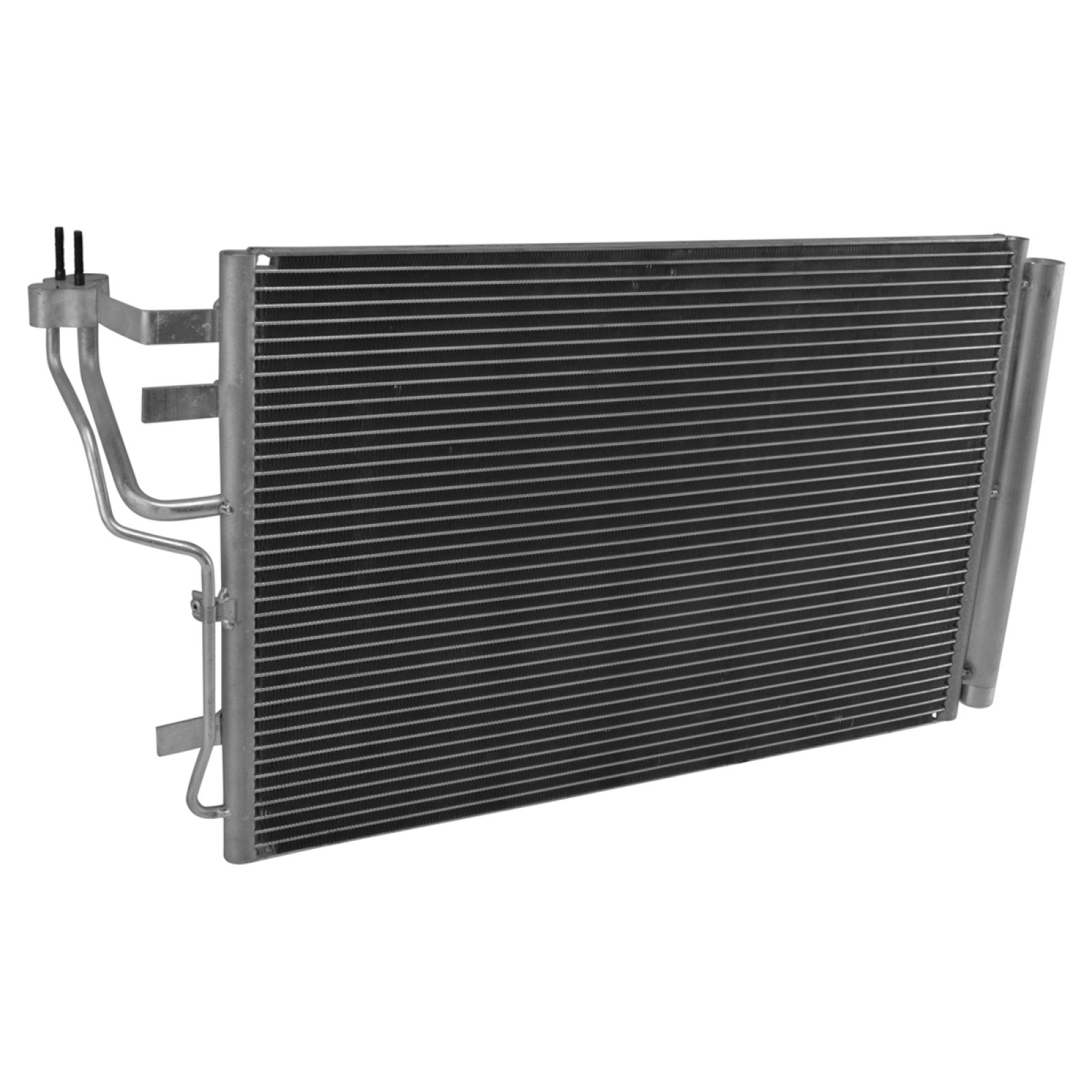 TRQ A/C Condenser and Receiver Drier Assembly Compatible with 2007-10 Hyundai Elantra 2011-12 Elantra L4 2.0L