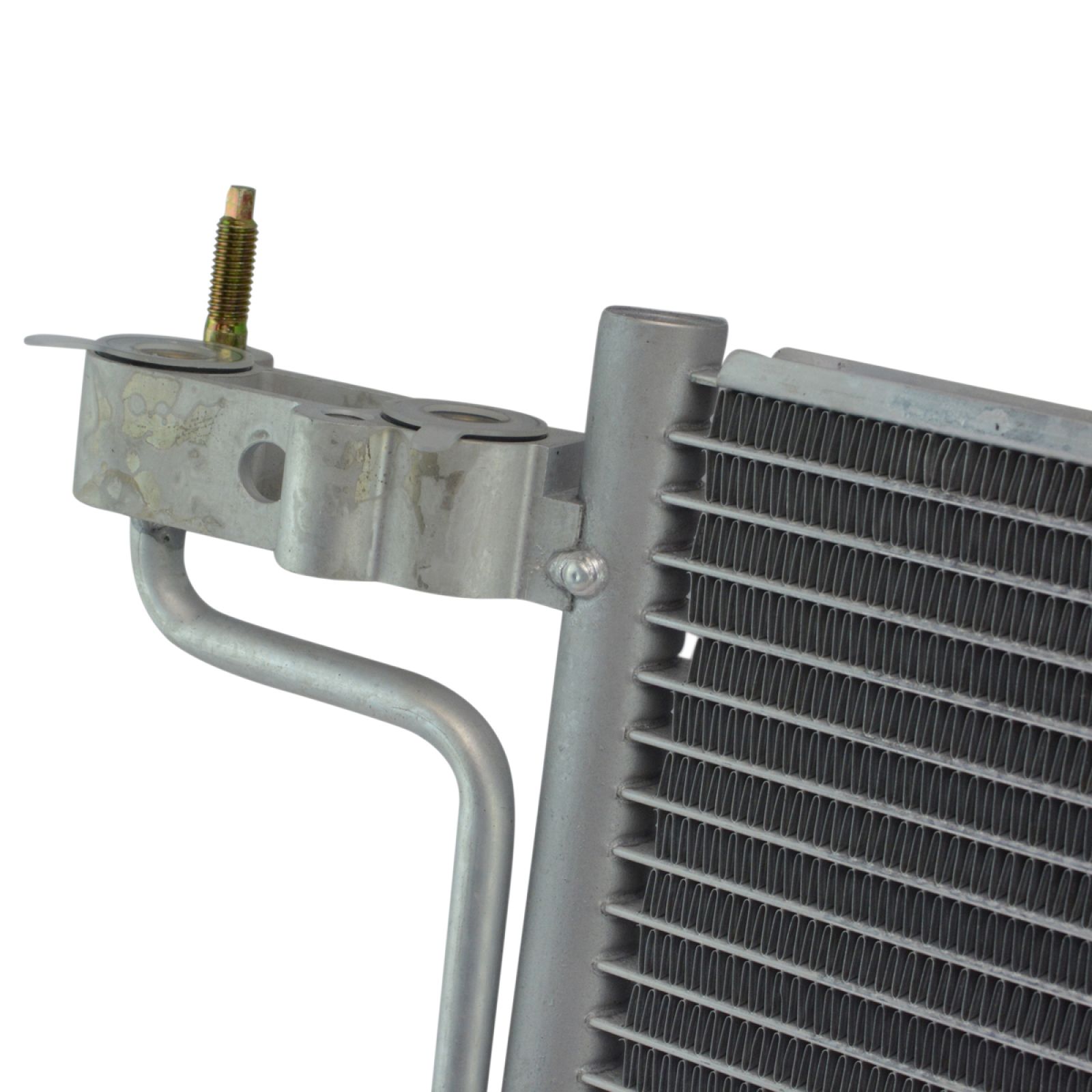 TRQ A/C Condenser and Receiver Drier Assembly Compatible with 2012-14 Ford Focus L4 2.0L Naturally Aspirated