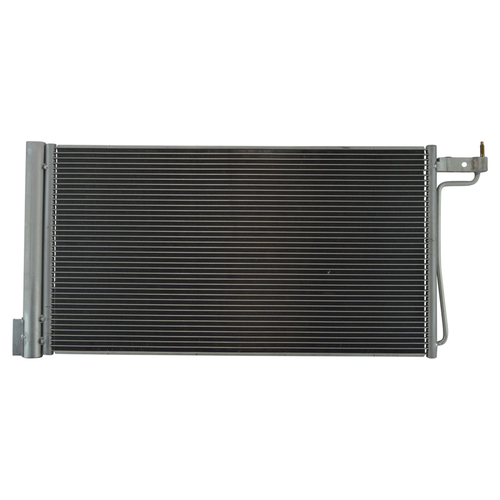 TRQ A/C Condenser and Receiver Drier Assembly Compatible with 2012-14 Ford Focus L4 2.0L Naturally Aspirated