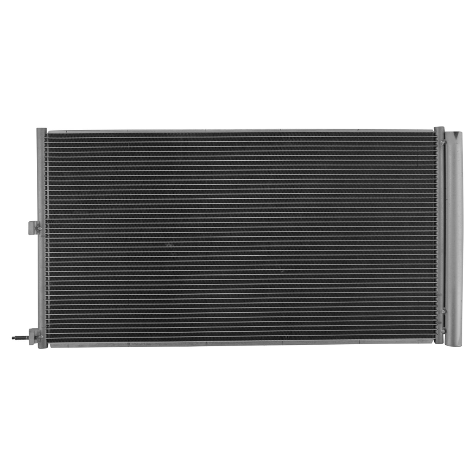 TRQ A/C Condenser and Receiver Drier Assembly Compatible with 2011-2014 Ford F-150 2015-2017 Expedition 2015-2017 Lincoln Navigator