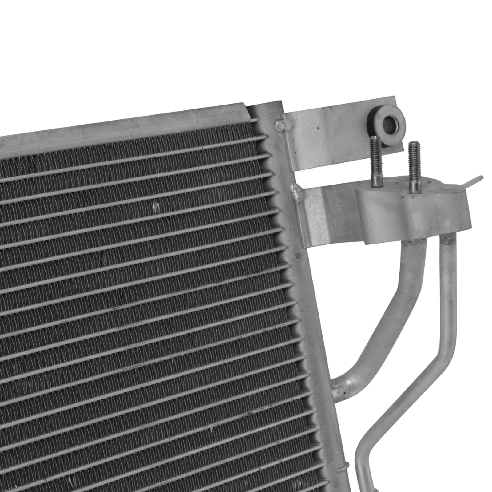 TRQ A/C Condenser and Receiver Drier Assembly Compatible with 2006-2011 Hyundai Accent