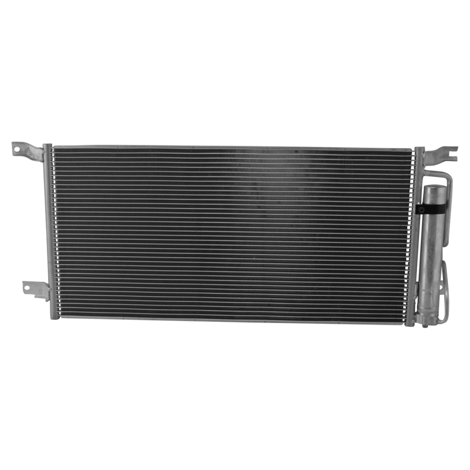 TRQ A/C Condenser & Receiver Drier Assembly for 01-06 Buick Rendezvous 05-06 Terraza 01-05 Chevrolet Venture 05-06 Uplander 01-04 Oldsmobile Silhouette 01-06 Pontiac Aztek