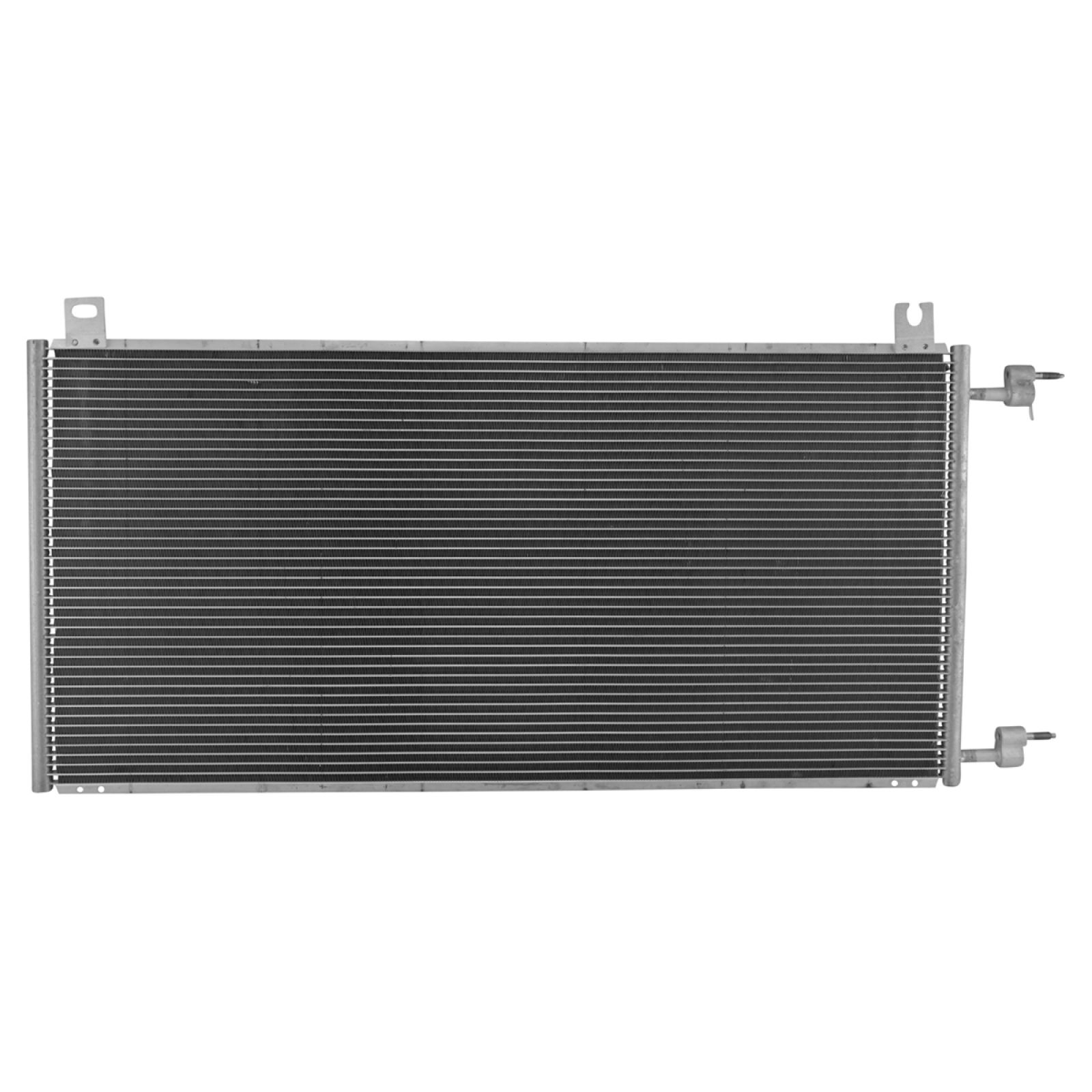 TRQ A/C Condenser for 99-13 Cadillac Escalade 99-13 Chevrolet Silverado 1500 99-13 GMC Sierra 1500 with Automatic Dual Zone AC with New Body Style with Rear Air Conditioning