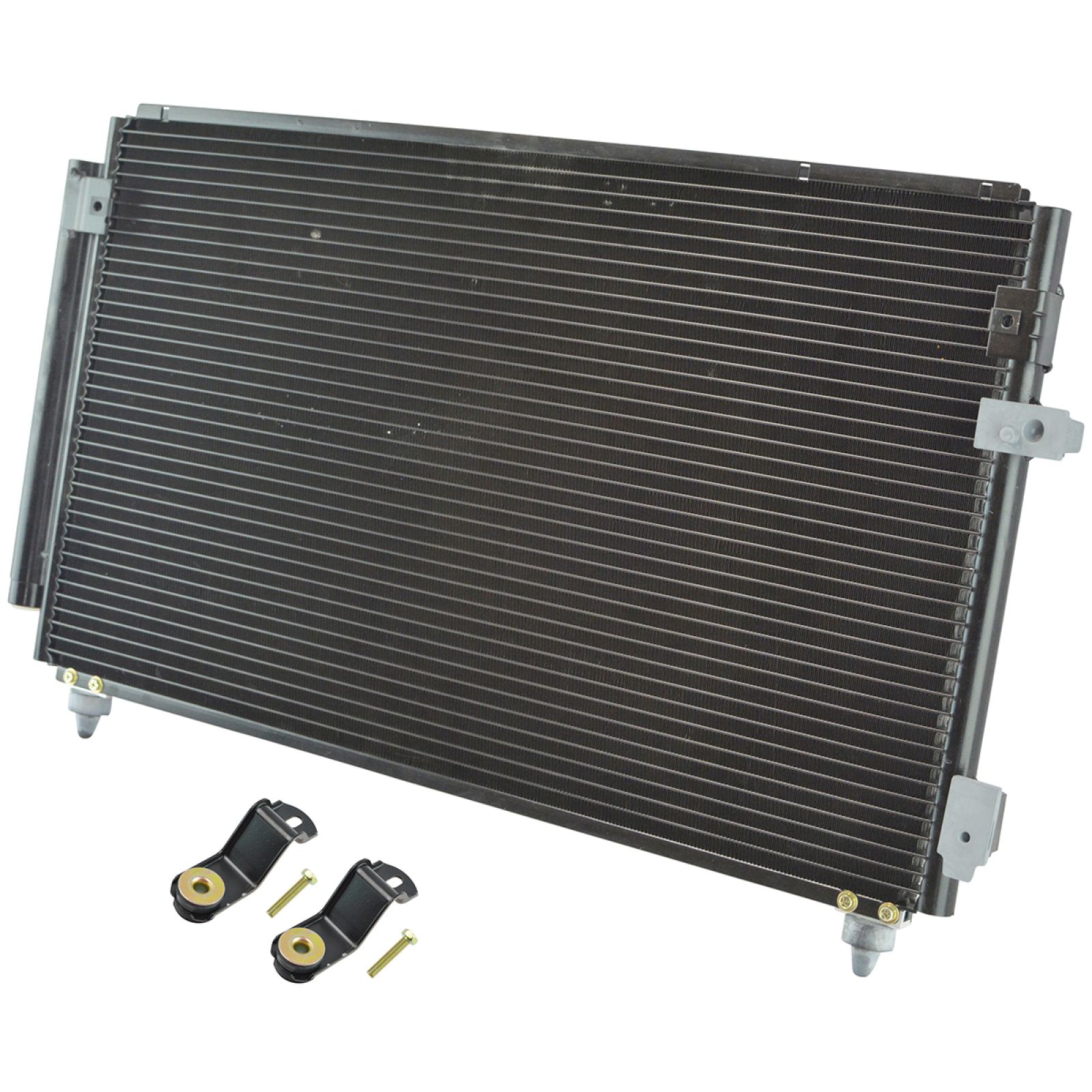 TRQ A/C Condenser and Receiver Drier Assembly Compatible with 1998-2005 Lexus GS300 1998-2000 GS400 2001-2005 GS430