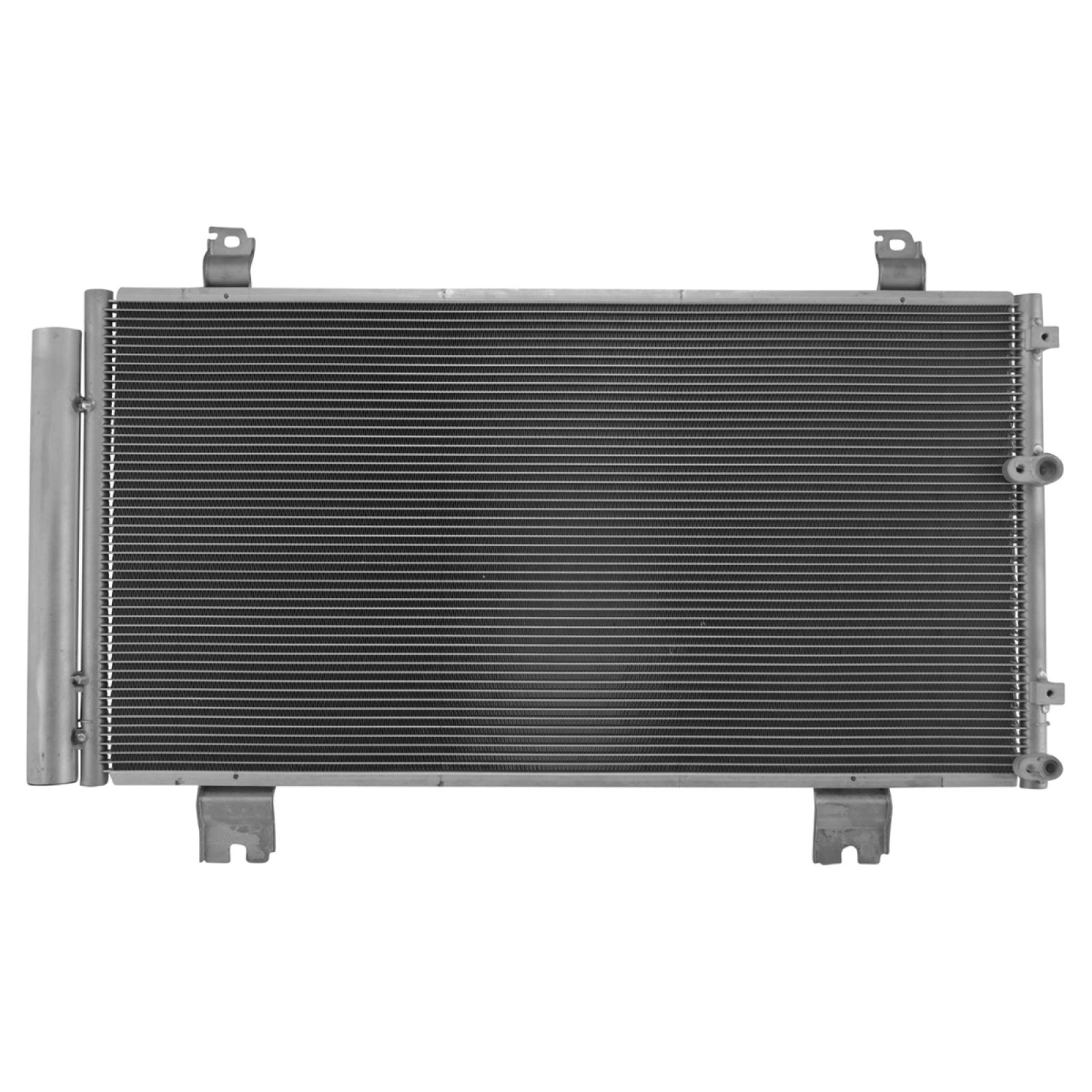 TRQ A/C Condenser and Receiver Drier Assembly Compatible with 06-13 Lexus IS250 06-13 IS350 14-15 Lexus IS250 Convertible 14-15 IS350 Convertible