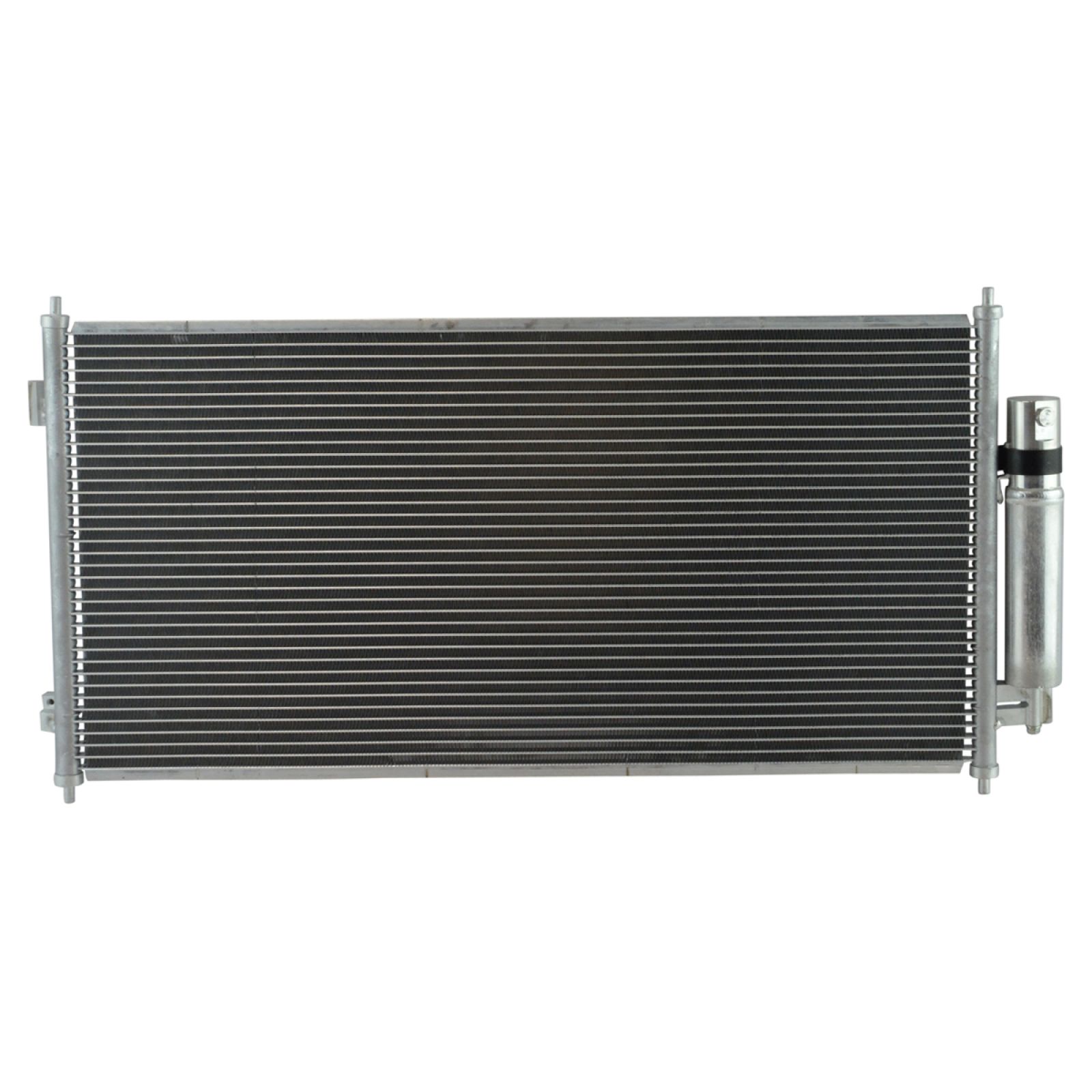 TRQ A/C Condenser and Receiver Drier Assembly Compatible with 2007-2012 Nissan Sentra