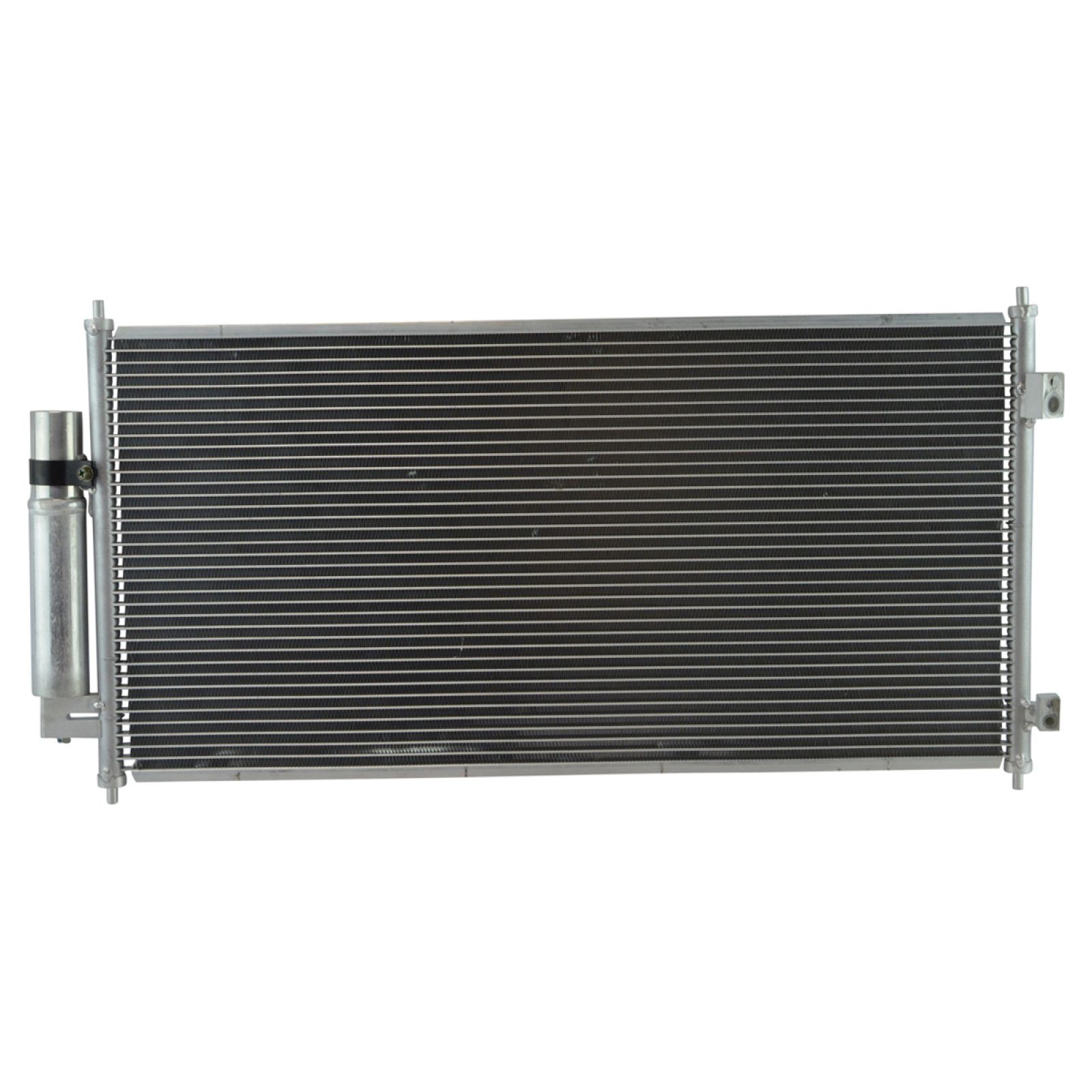 TRQ A/C Condenser and Receiver Drier Assembly Compatible with 2007-2012 Nissan Sentra