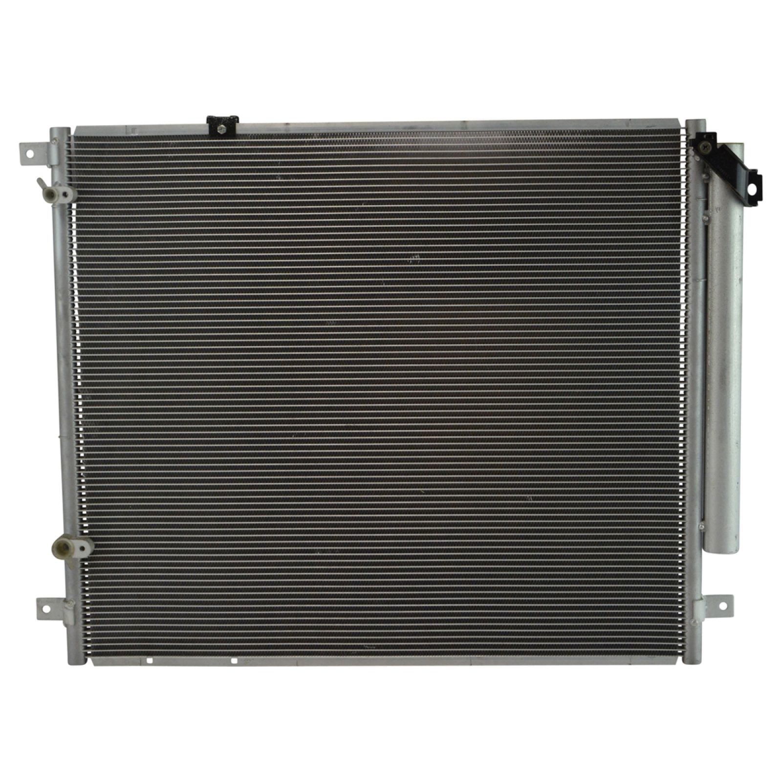 TRQ A/C Condenser and Receiver Drier Assembly Compatible with 2005-2011 Cadillac STS without Tow Package 2004-2009 SRX without Tow Package