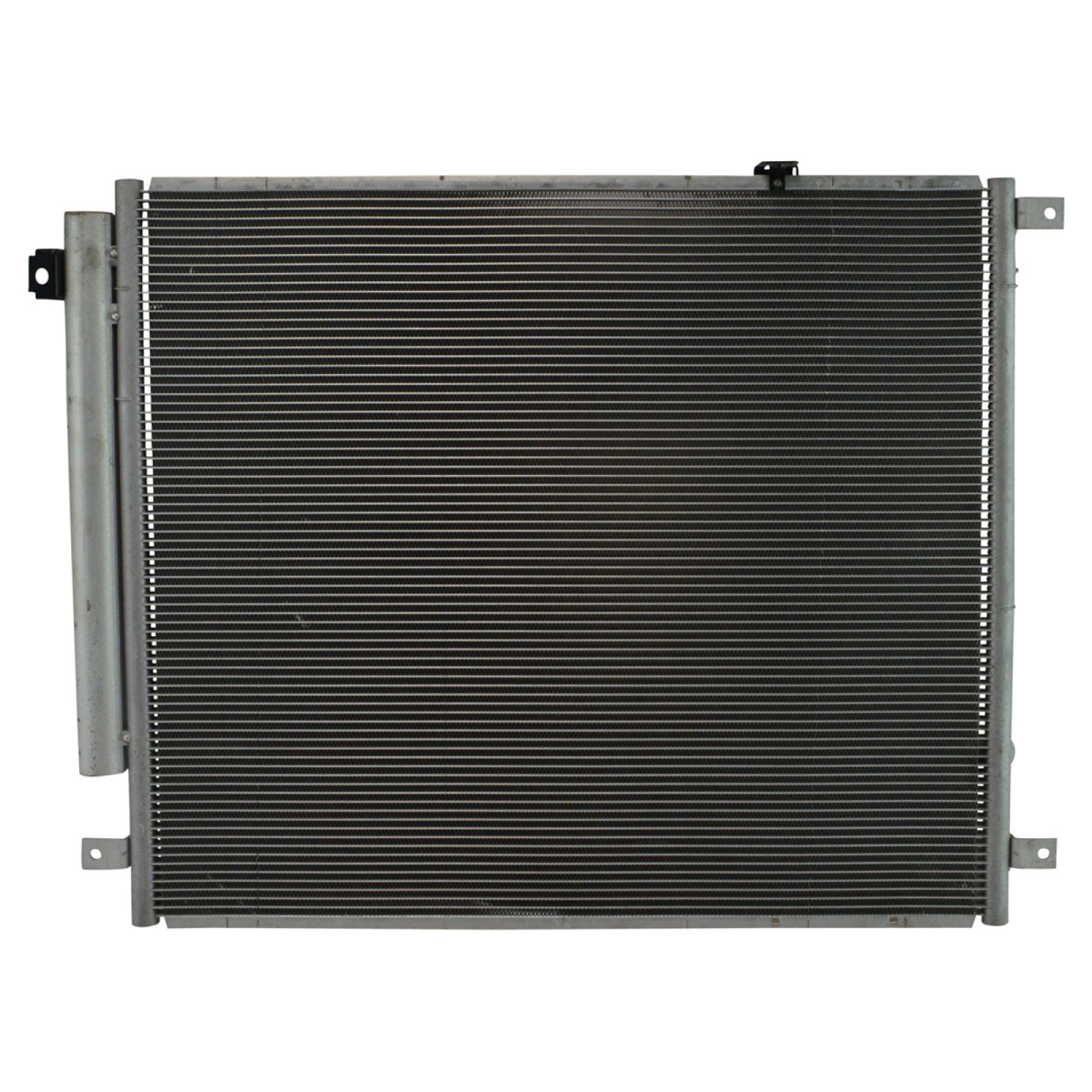 TRQ A/C Condenser and Receiver Drier Assembly Compatible with 2005-2011 Cadillac STS without Tow Package 2004-2009 SRX without Tow Package