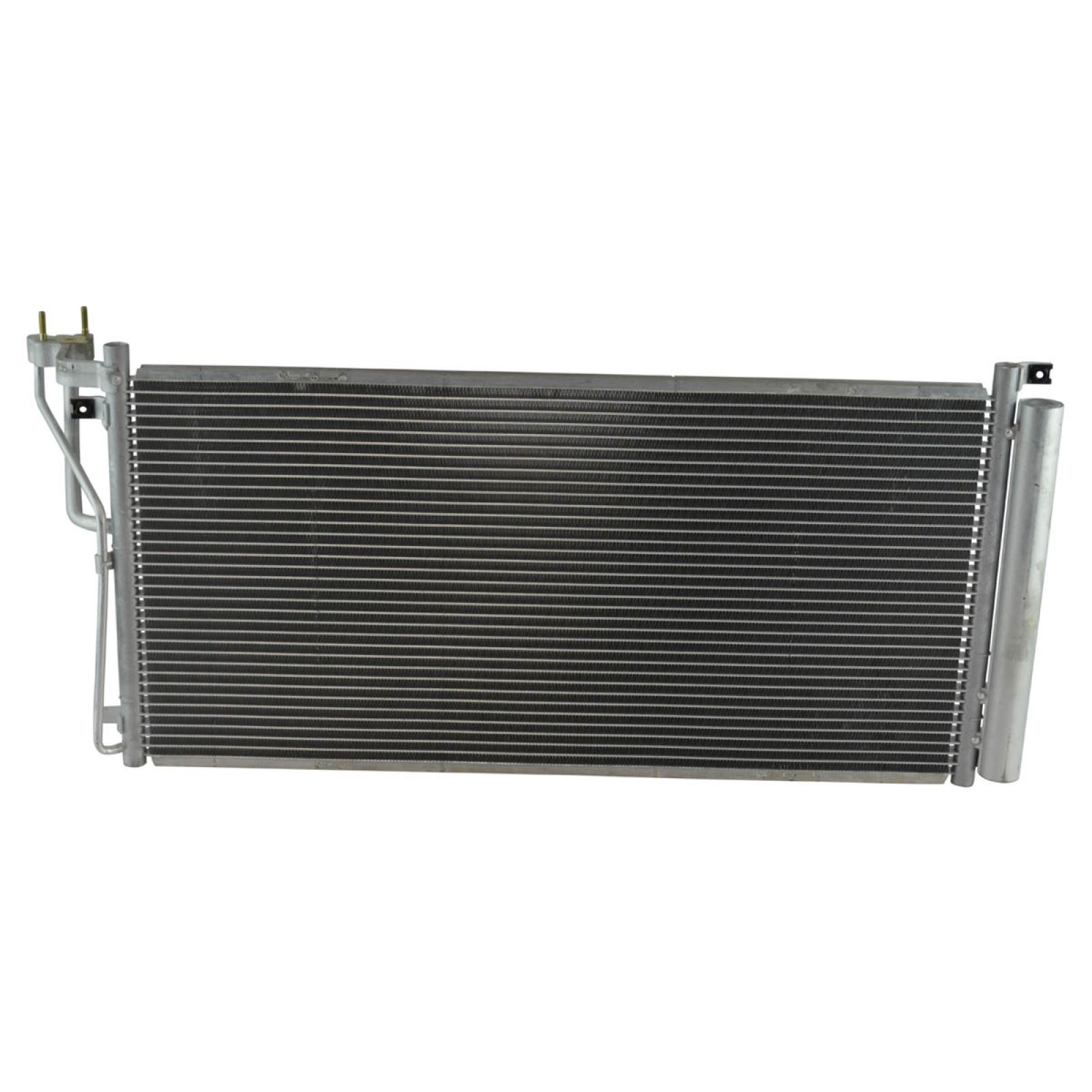 TRQ A/C Condenser and Receiver Drier Assembly Compatible with 2006-2010 Hyundai Sonata 2006-2011 Azera 2006 Kia Optima US Market 5th Vin Digit E 2007-2010 Optima 2007-2010 Magentis