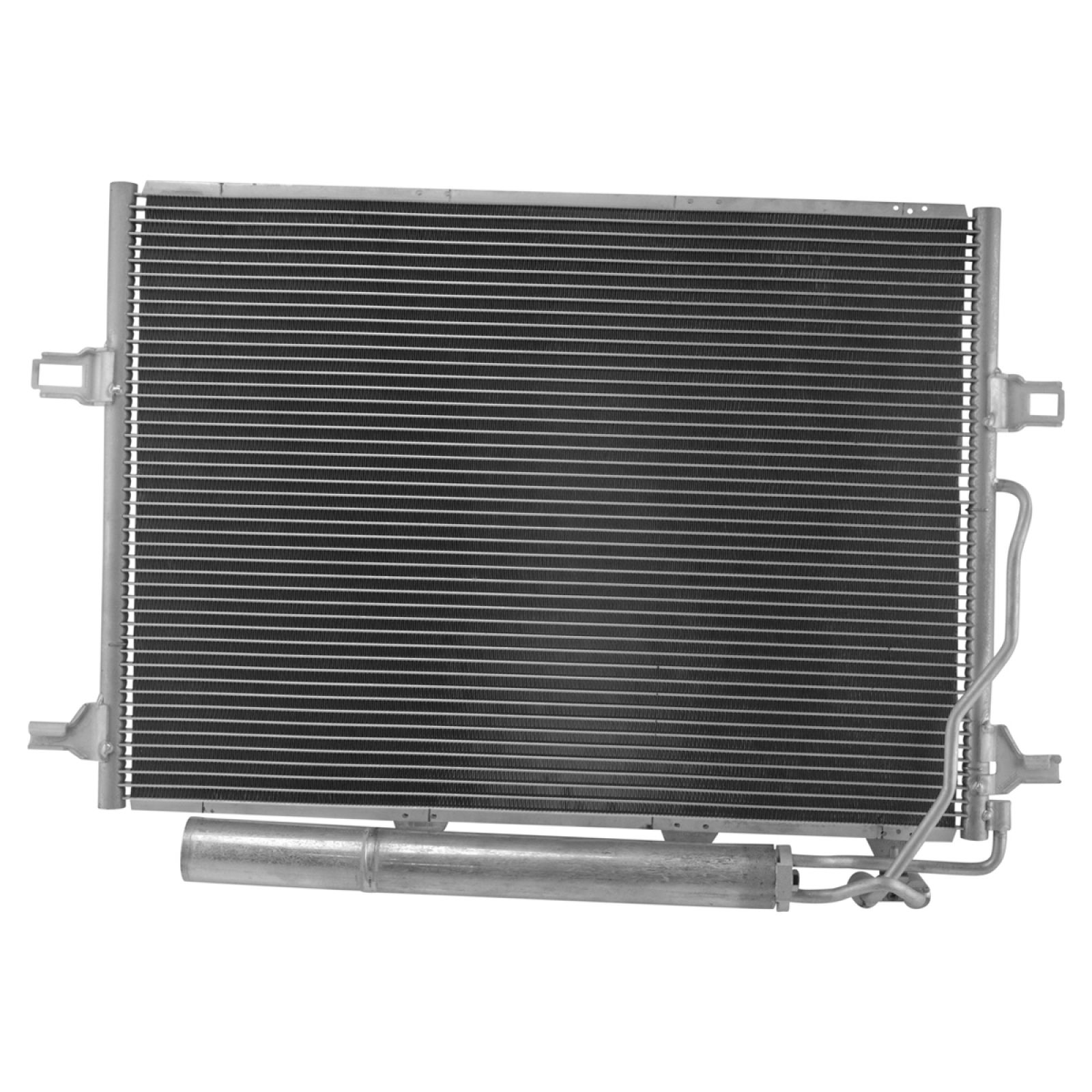 TRQ A/C Condenser & Receiver Drier Assembly for 03-09 Mercedes-Benz E320 03-06 E500 03-06 E55 AMG 06 CLS500 06-11 E350 07-10 E550 07-10 E63 AMG 07-11 CLS550