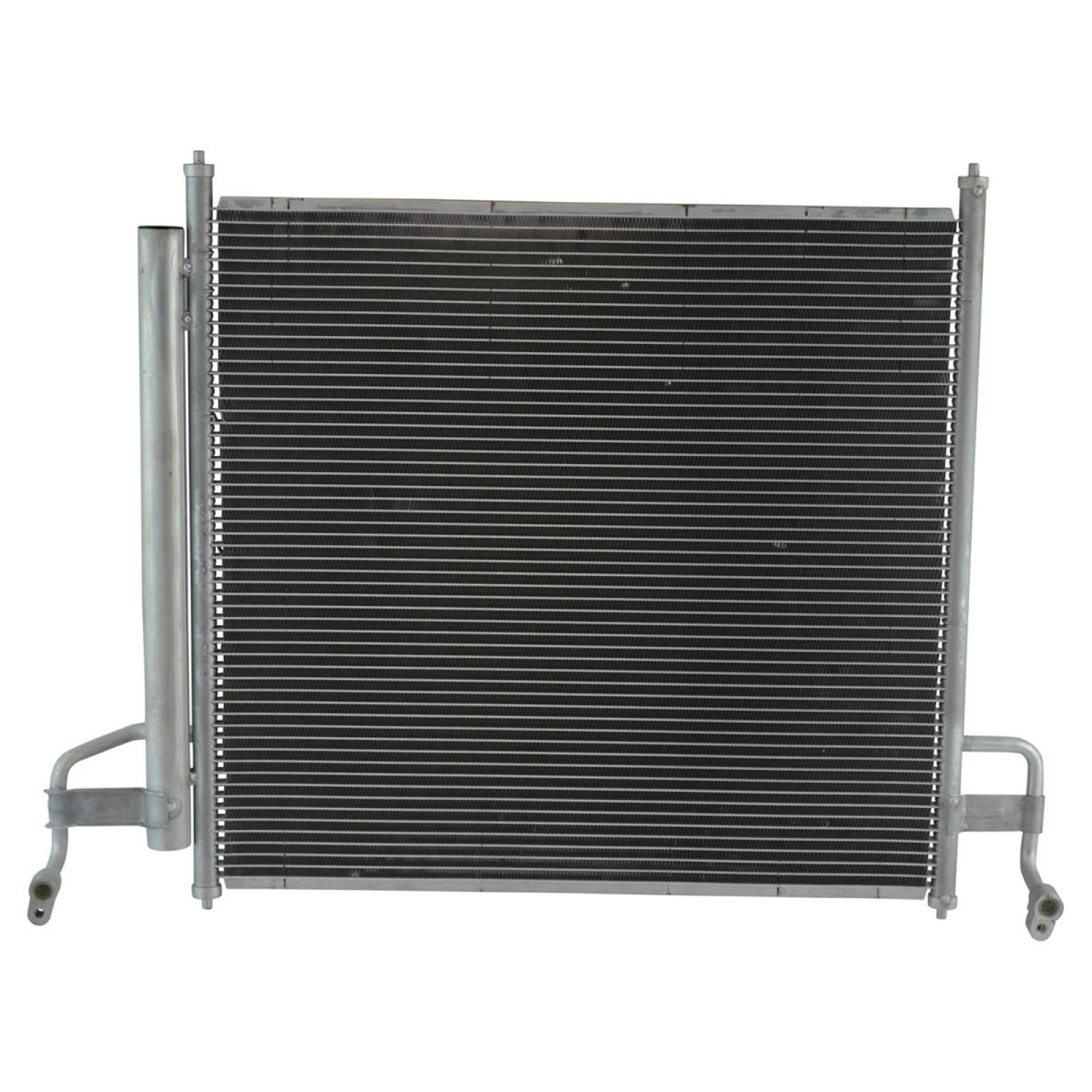 TRQ A/C Condenser and Receiver Drier Assembly Compatible with 04-10 Infiniti QX56 04 Nissan Pathfinder Armada 05-15 Armada 04-15 Titan