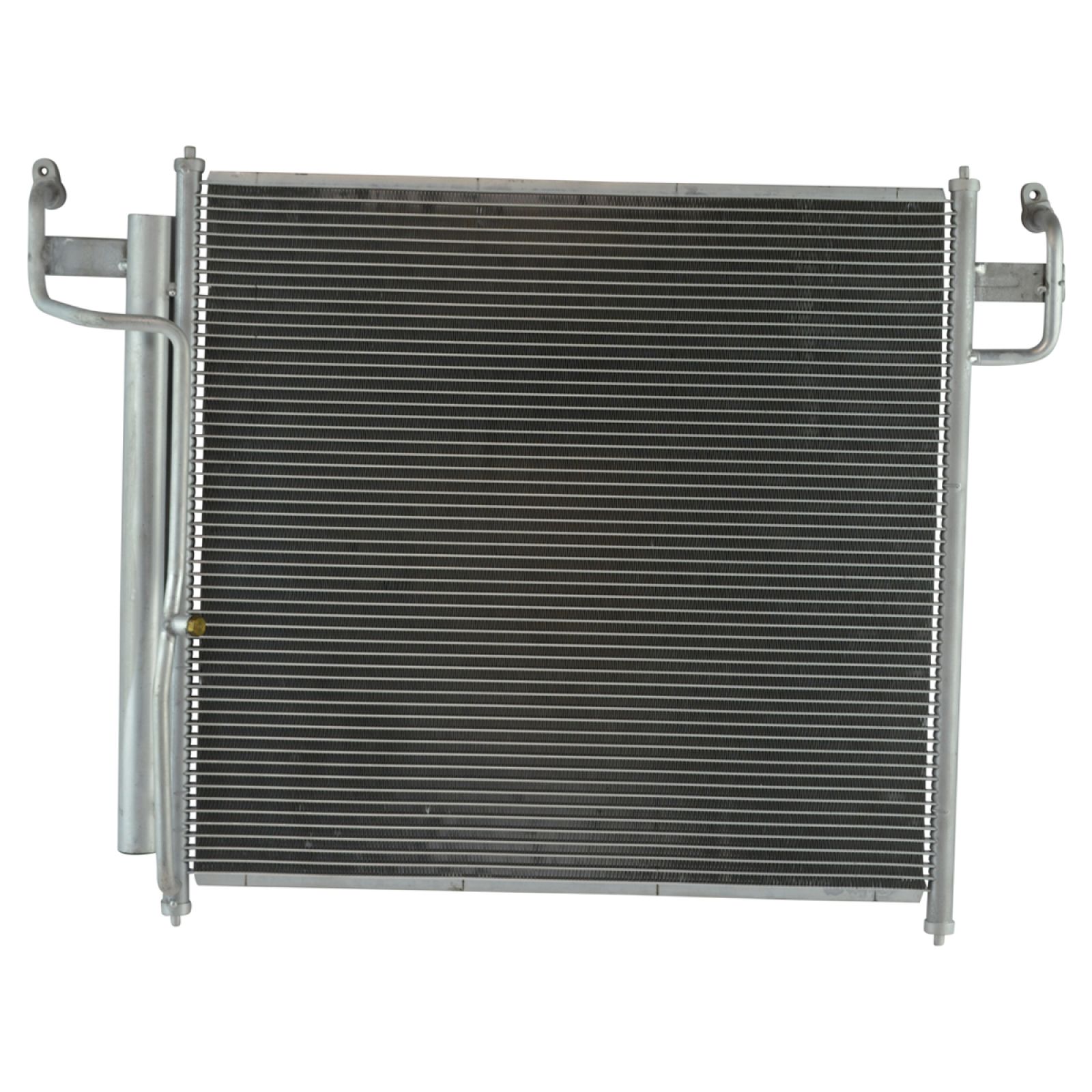 TRQ A/C Condenser and Receiver Drier Assembly Compatible with 04-10 Infiniti QX56 04 Nissan Pathfinder Armada 05-15 Armada 04-15 Titan