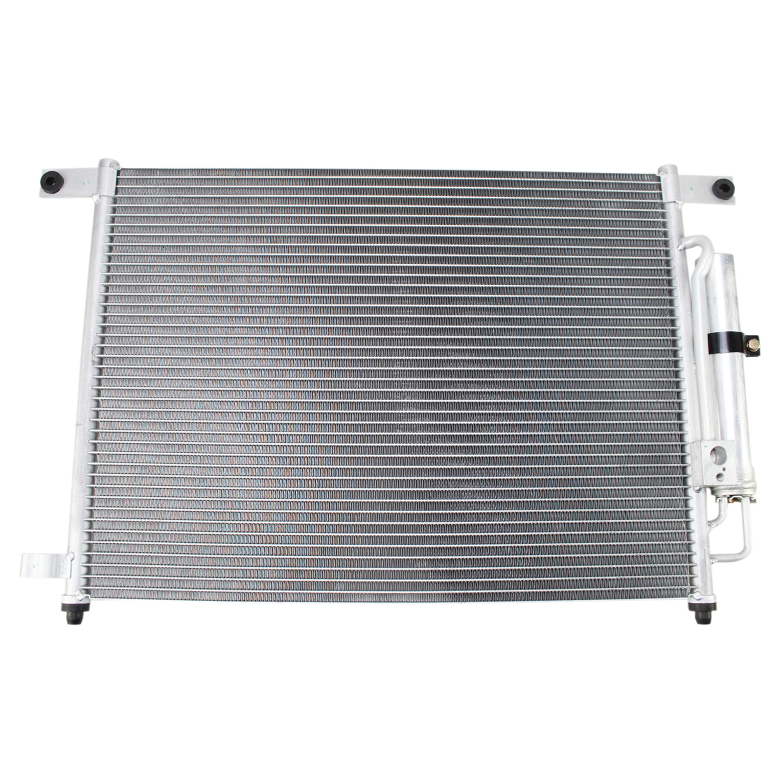 TRQ A/C Condenser and Receiver Drier Assembly Compatible with 2004-2008 Chevrolet Aveo 2005-2008 Pontiac Wave