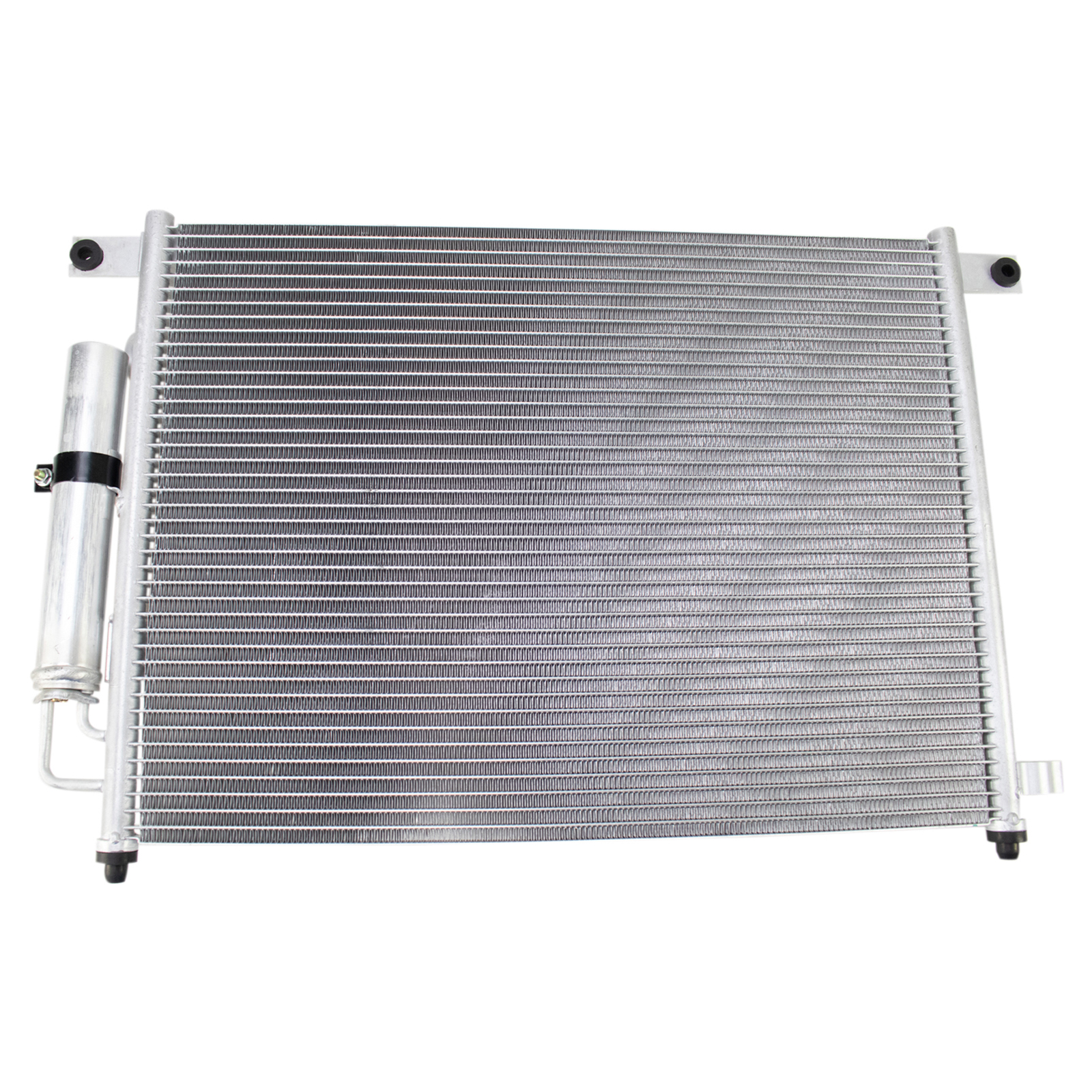 TRQ A/C Condenser and Receiver Drier Assembly Compatible with 2004-2008 Chevrolet Aveo 2005-2008 Pontiac Wave
