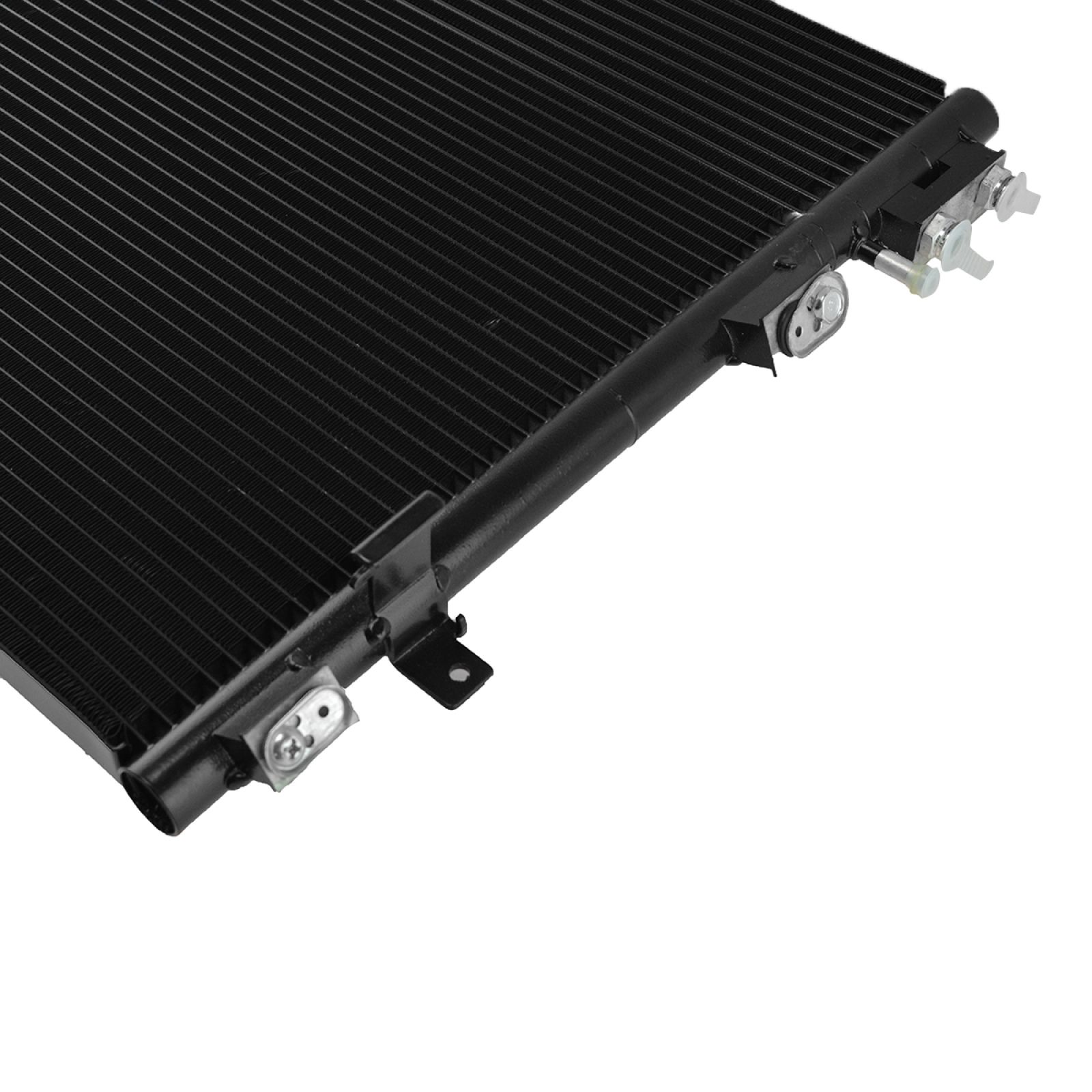 TRQ A/C Condenser and Receiver Drier Assembly with Transmission Oil Cooler with Power Steering Cooler Compatible with 12-21 Dodge Challenger 09-21 Dodge Charger 2009-2021 Chrysler 300
