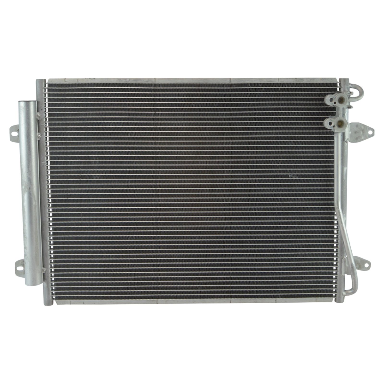 TRQ A/C Condenser and Receiver Drier Assembly Compatible with 2009-17 Volkswagen CC 2006-10 Passat 2012-15 Passat