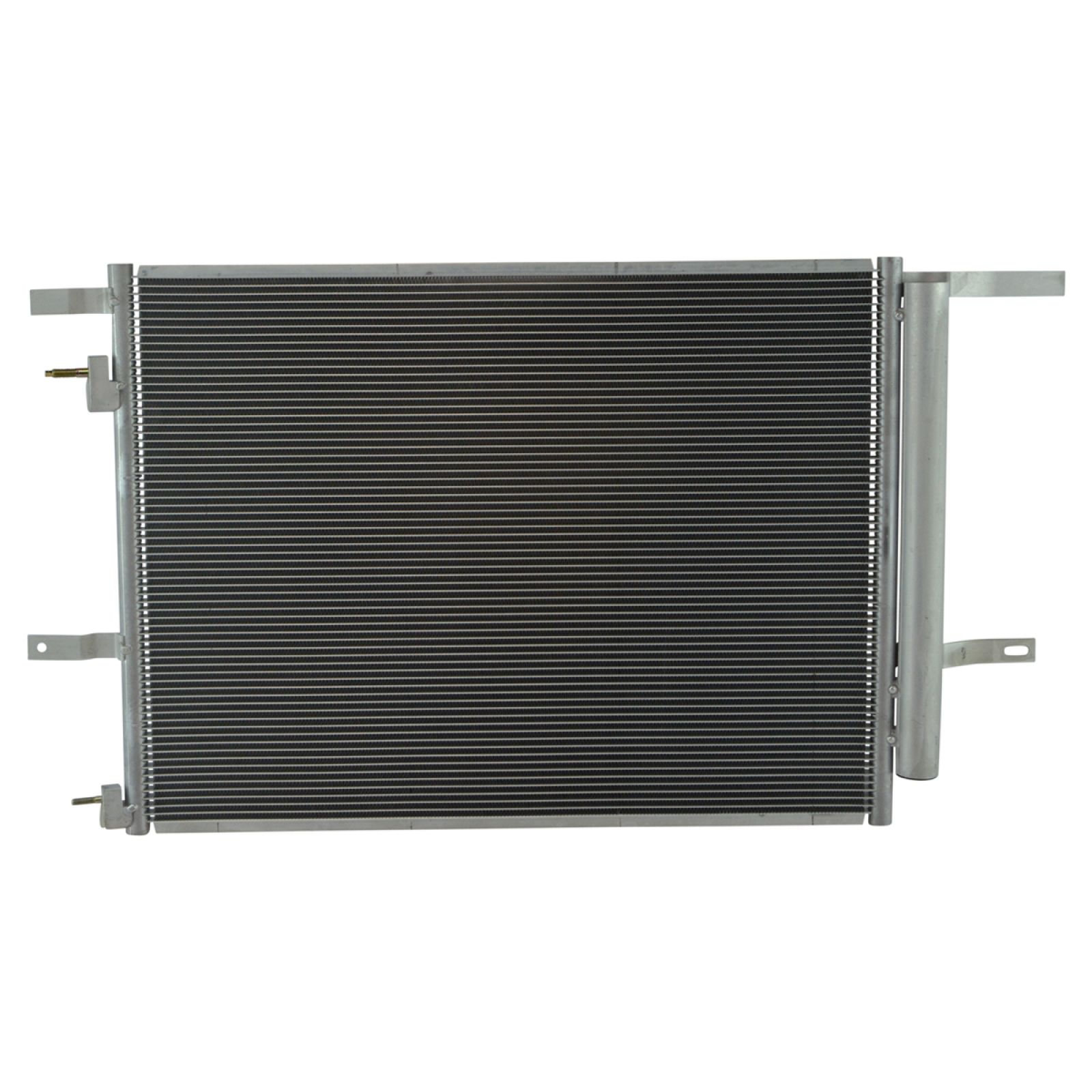 TRQ A/C Condenser and Receiver Drier Assembly Compatible with 2013-2019 Ford Fusion L4 2.5L 2013-2016 Lincoln MKZ V6 3.7L