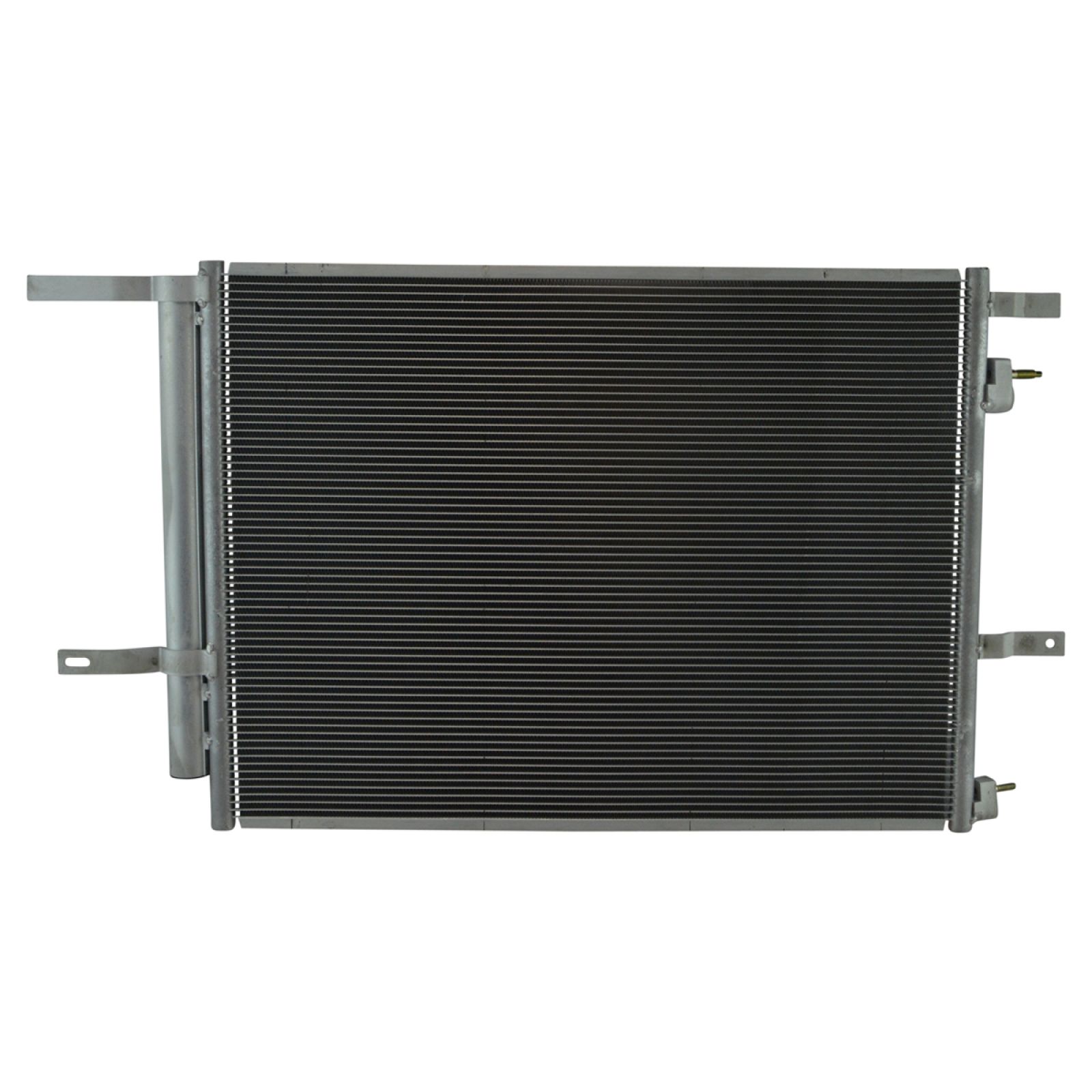 TRQ A/C Condenser and Receiver Drier Assembly Compatible with 2013-2019 Ford Fusion L4 2.5L 2013-2016 Lincoln MKZ V6 3.7L