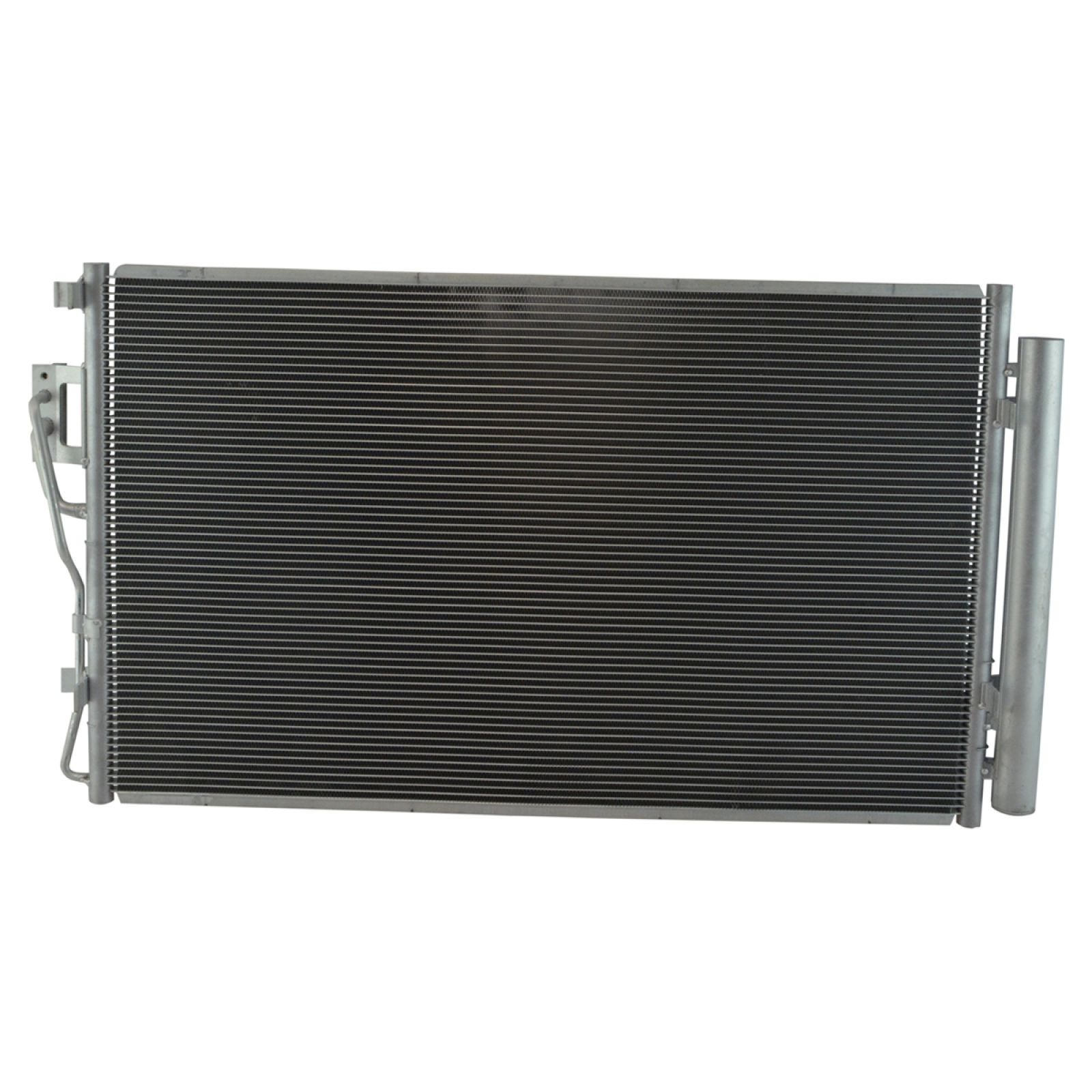 TRQ A/C Condenser and Receiver Drier Assembly Compatible with 2010-2012 Hyundai Santa Fe 2011-2015 Kia Sorento