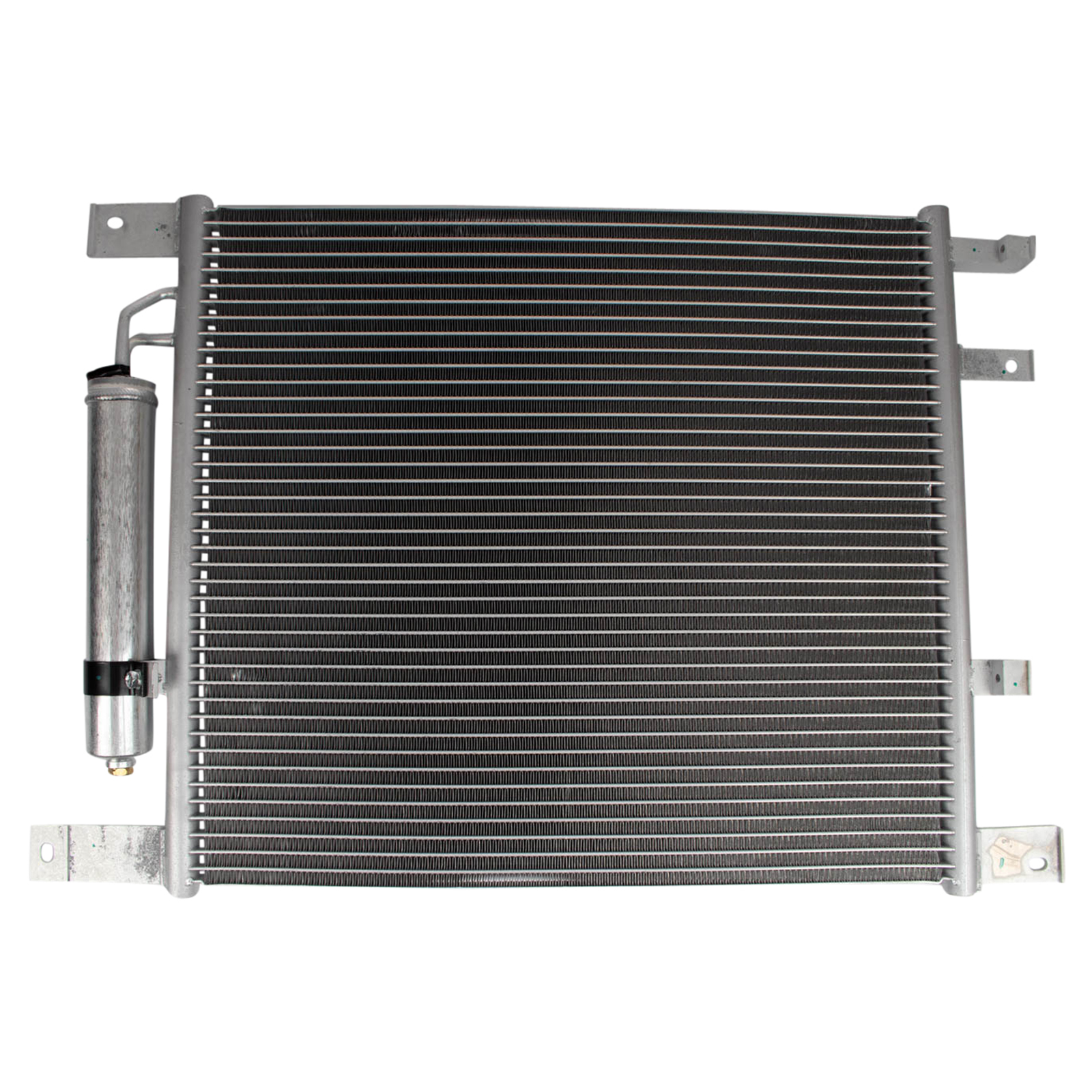TRQ A/C Condenser and Receiver Drier Assembly Compatible with 12-19 Nissan Versa 14-18 Versa Note