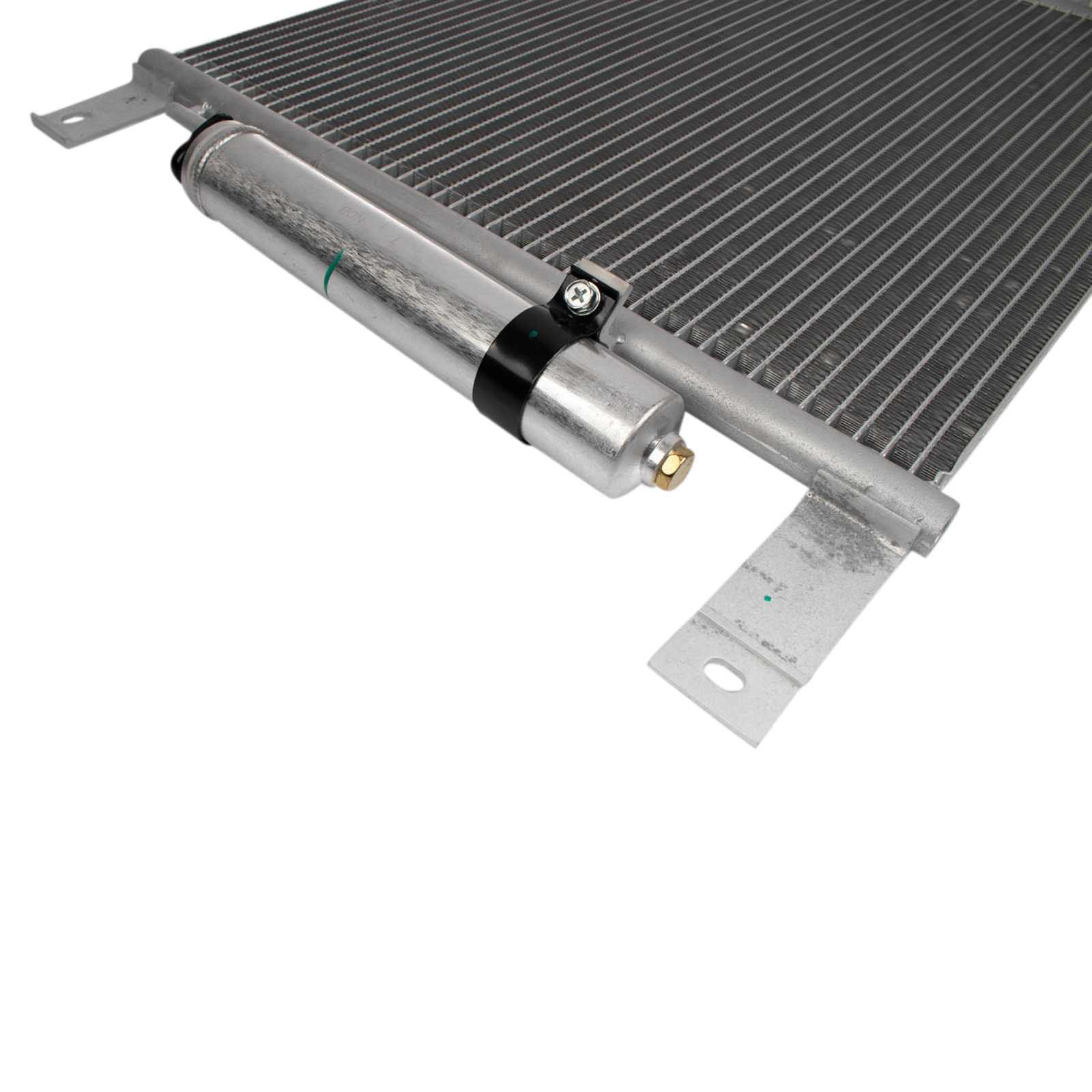 TRQ A/C Condenser and Receiver Drier Assembly Compatible with 12-19 Nissan Versa 14-18 Versa Note