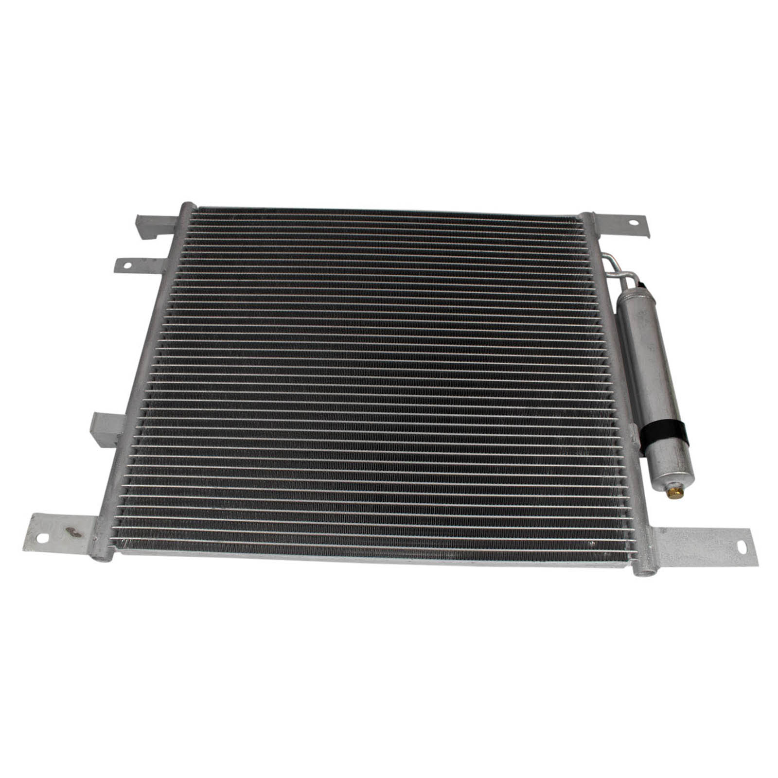 TRQ A/C Condenser and Receiver Drier Assembly Compatible with 12-19 Nissan Versa 14-18 Versa Note