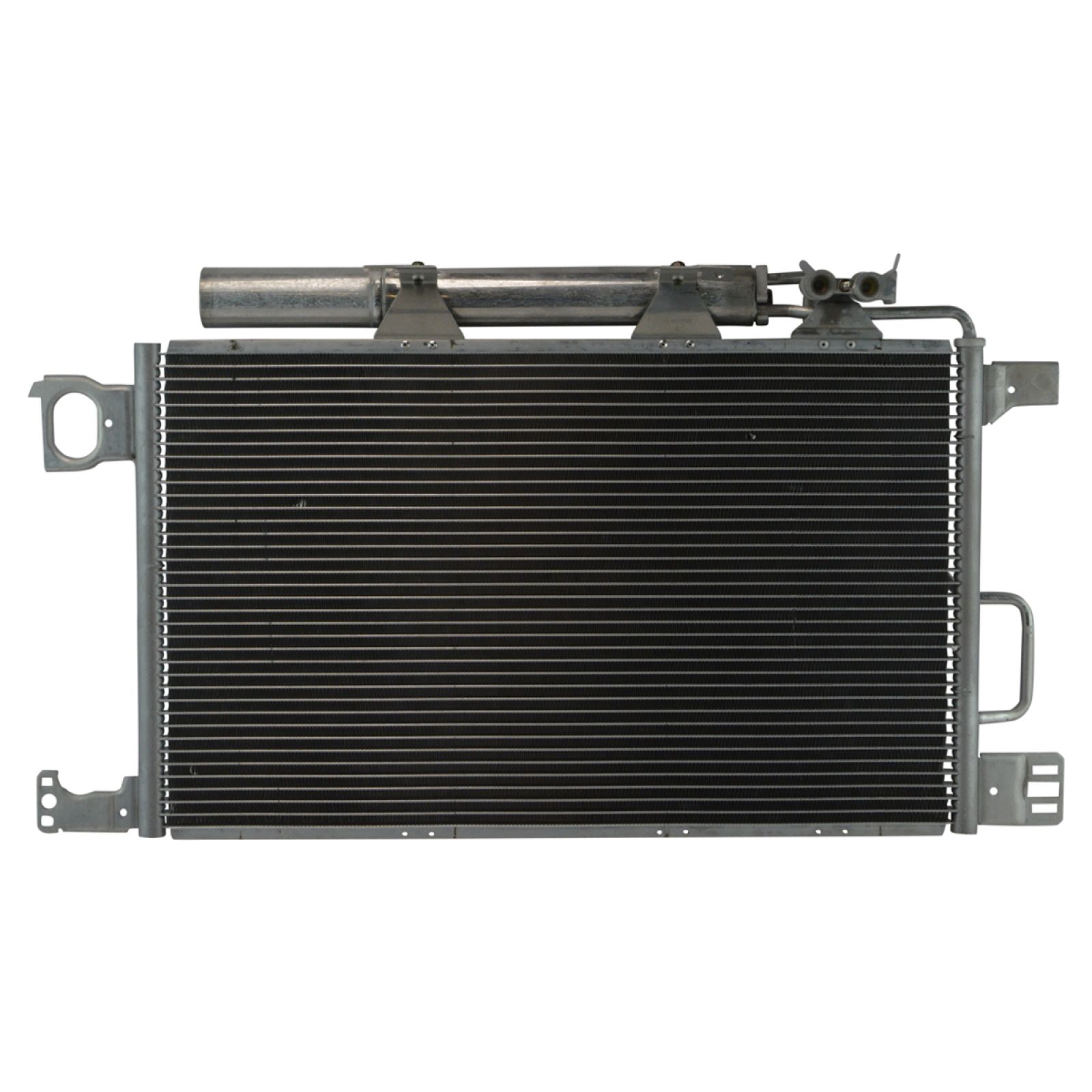 TRQ A/C Condenser & Receiver Drier Assembly for 06-07 Mercedes-Benz C230 06-07 C280 06-07 C350 06 C55 AMG 06 CLK350 06 CLK500 without Transmission Cooler