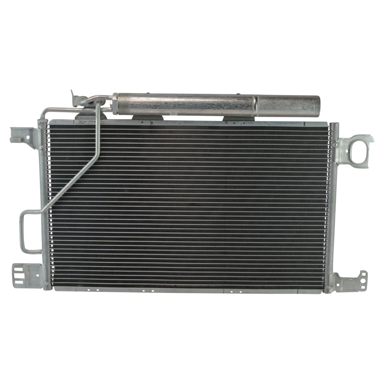 TRQ A/C Condenser & Receiver Drier Assembly for 06-07 Mercedes-Benz C230 06-07 C280 06-07 C350 06 C55 AMG 06 CLK350 06 CLK500 without Transmission Cooler