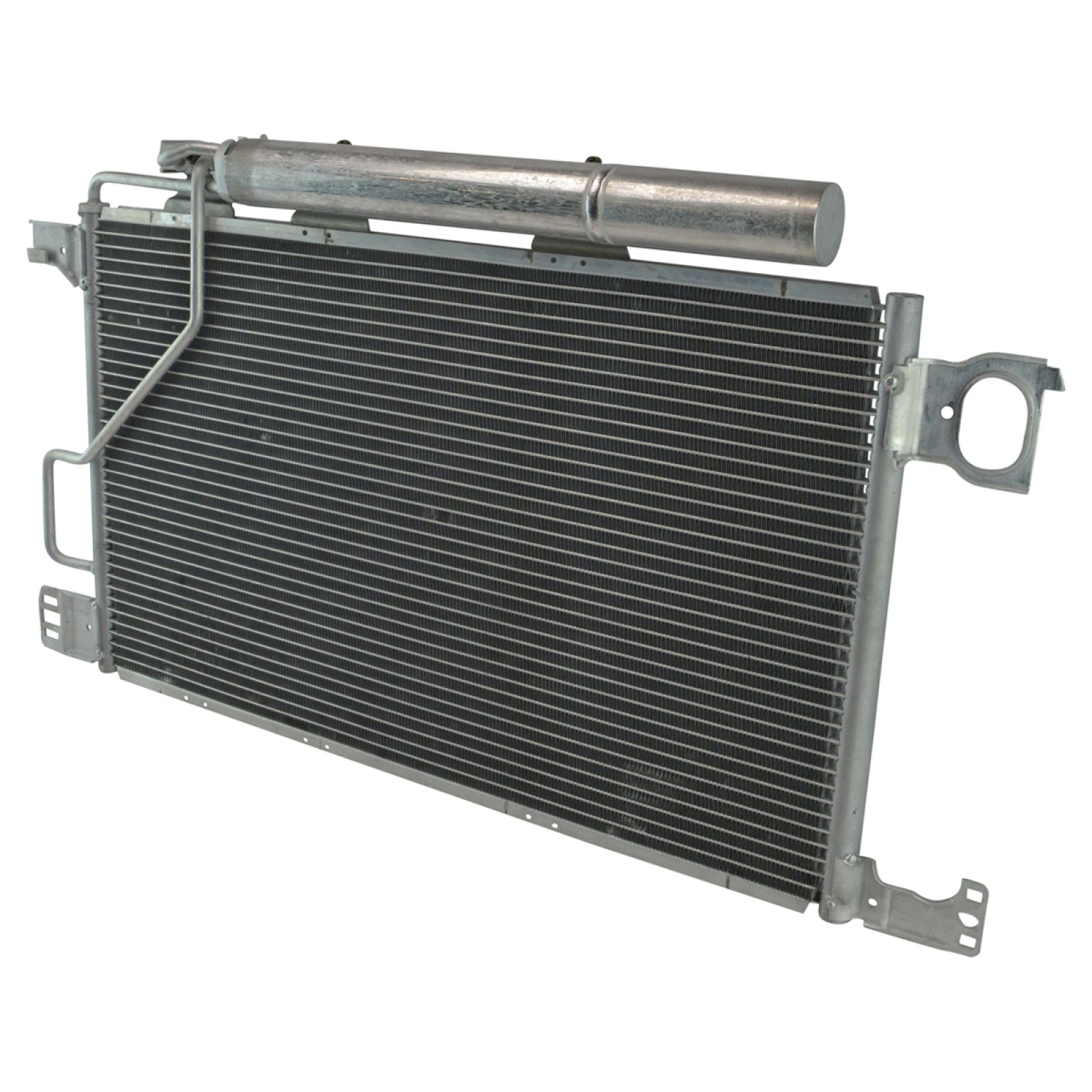 TRQ A/C Condenser & Receiver Drier Assembly for 06-07 Mercedes-Benz C230 06-07 C280 06-07 C350 06 C55 AMG 06 CLK350 06 CLK500 without Transmission Cooler