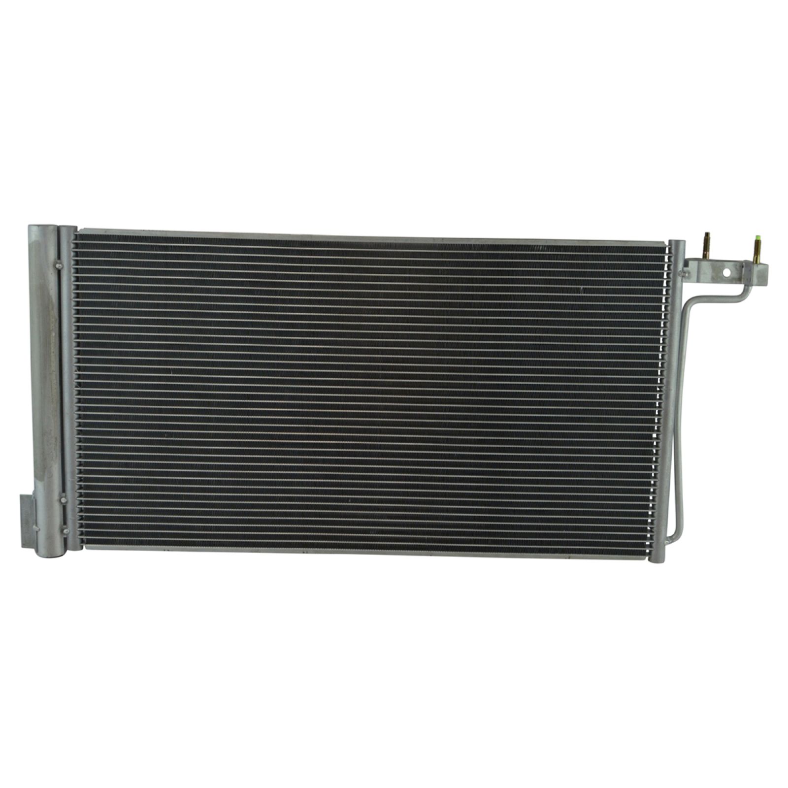 TRQ A/C Condenser and Receiver Drier Assembly Compatible with 2015-18 Ford Focus SE L4 2.0L 2015-18 Focus Titanium L4 2.0L S SEL