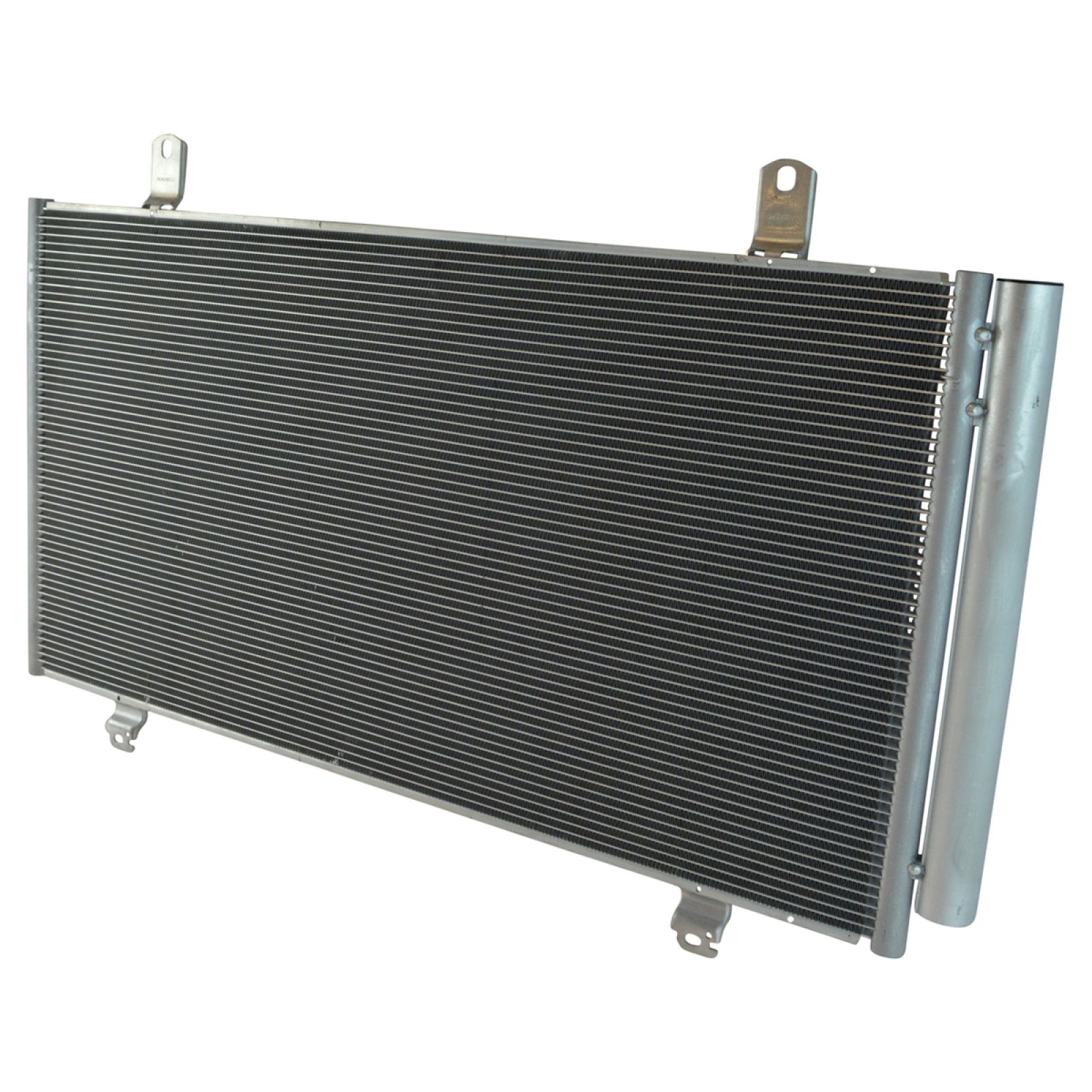 TRQ A/C Condenser and Receiver Drier Assembly Compatible with 13-18 Lexus ES350 13-17 ES300h 13-18 Toyota Avalon V6 3.5L 12-17 Camry 15-17 Camry XSE 2016 Special Edition 2014 SE Sport