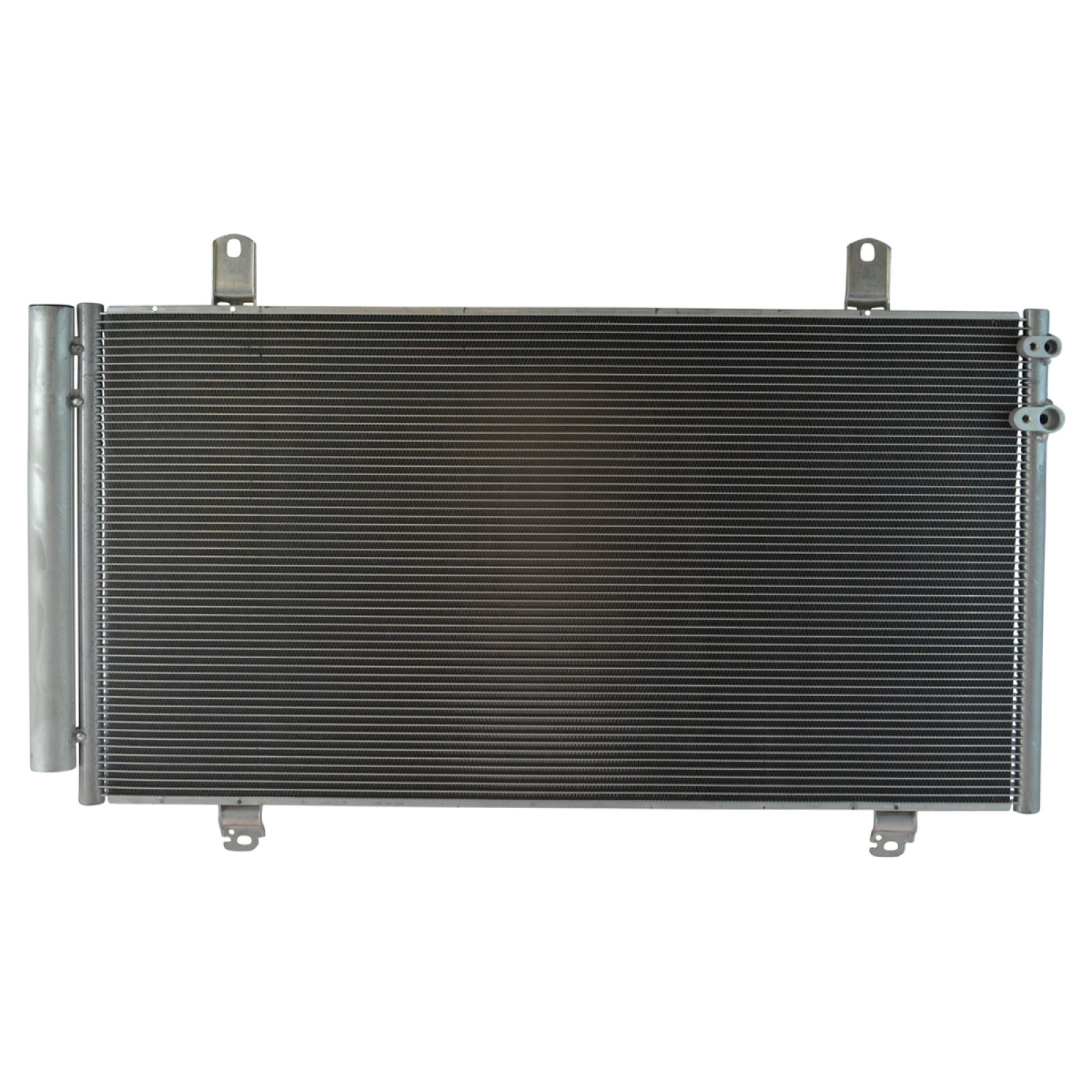 TRQ A/C Condenser and Receiver Drier Assembly Compatible with 13-18 Lexus ES350 13-17 ES300h 13-18 Toyota Avalon V6 3.5L 12-17 Camry 15-17 Camry XSE 2016 Special Edition 2014 SE Sport