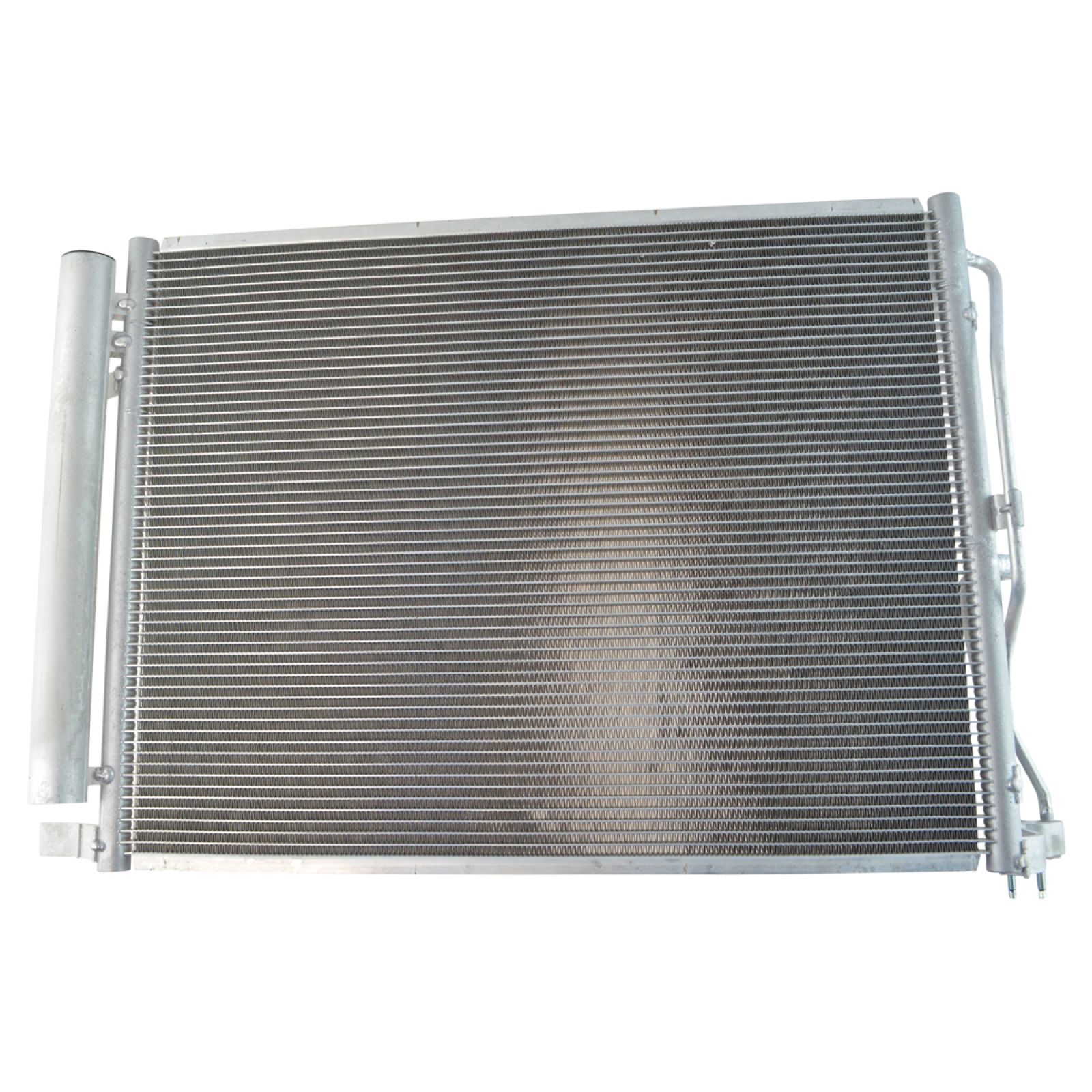 TRQ A/C Condenser and Receiver Drier Assembly Compatible with 2011-14 Hyundai Sonata L4 2.0L Turbo 2011-15 Kia Optima L4 2.0L