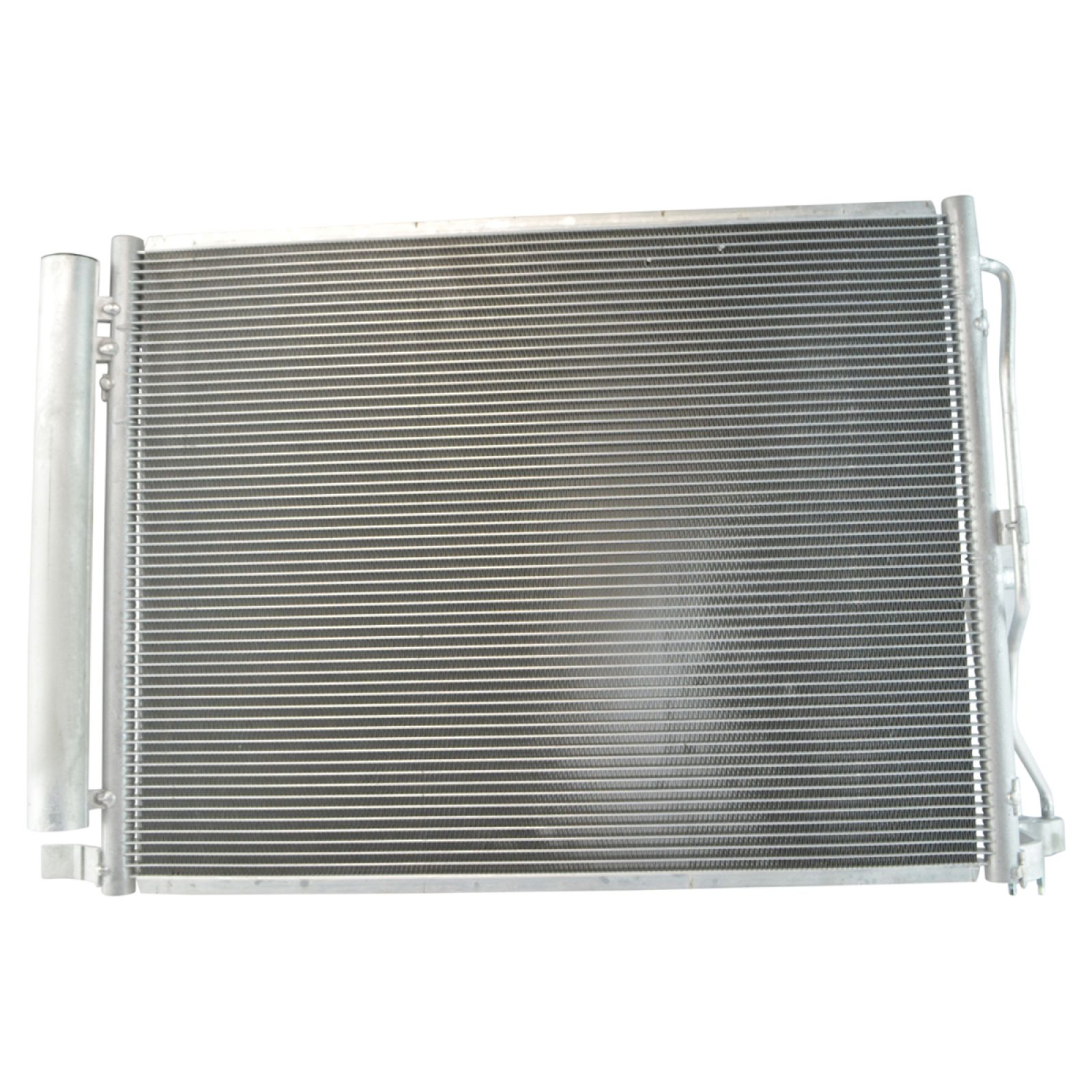 TRQ A/C Condenser and Receiver Drier Assembly Compatible with 2011-14 Hyundai Sonata L4 2.0L Turbo 2011-15 Kia Optima L4 2.0L