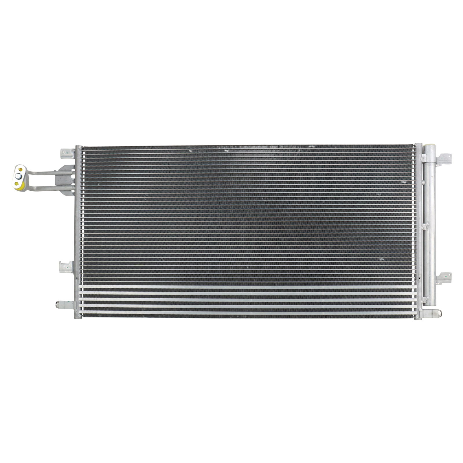 TRQ A/C Condenser & Receiver Drier Assembly for 14-18 Chevrolet Silverado 1500 14-18 GMC Sierra 1500 15-19 Cadillac Escalade 15-19 Escalade ESV 15-20 Chevrolet Suburban 15-20 Tahoe